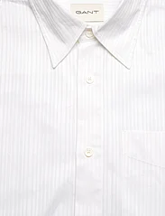 GANT - OS POPLIN DOBBY STRIPE SHIRT - casual skjorter - white - 2