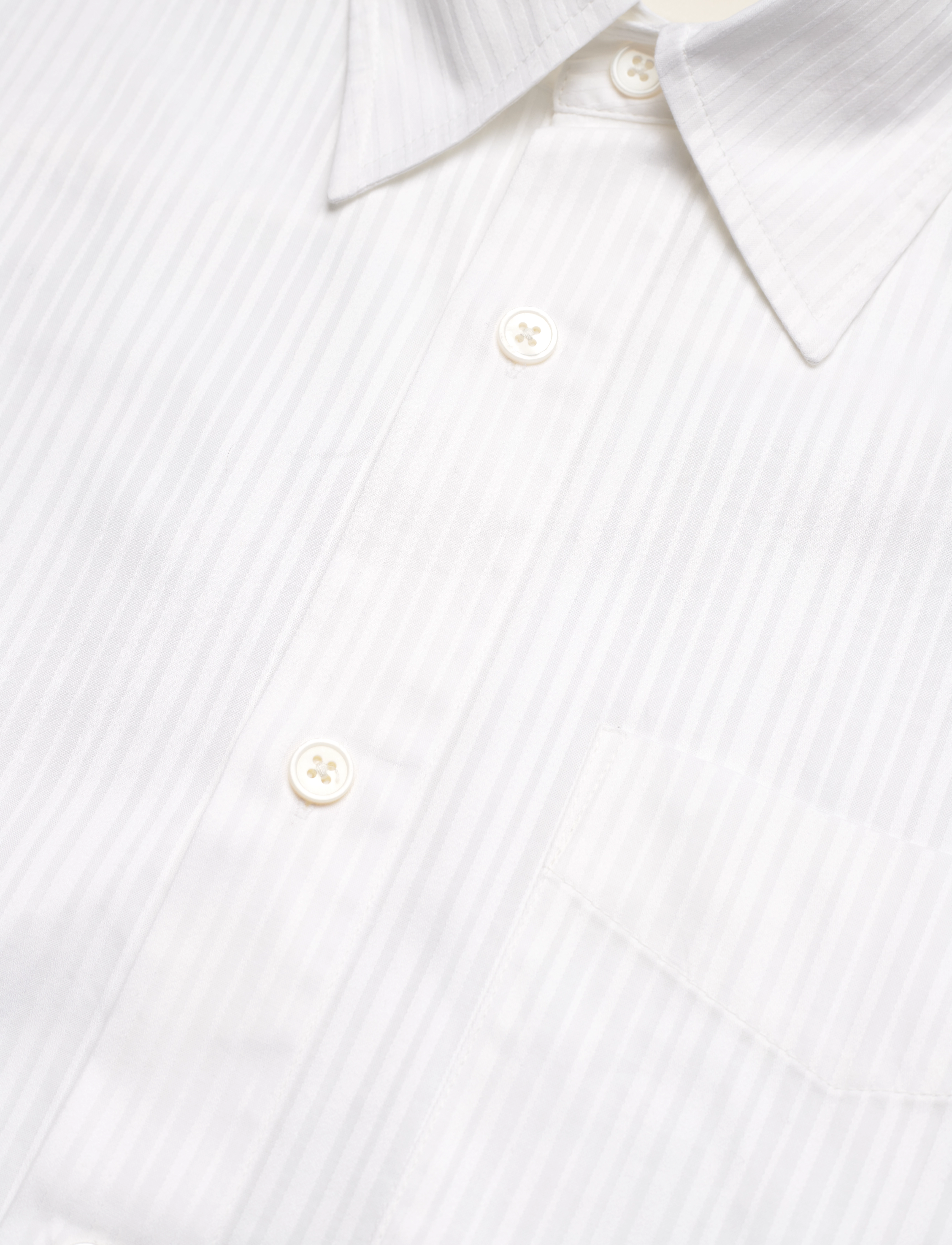 GANT - OS POPLIN DOBBY STRIPE SHIRT - white - 3