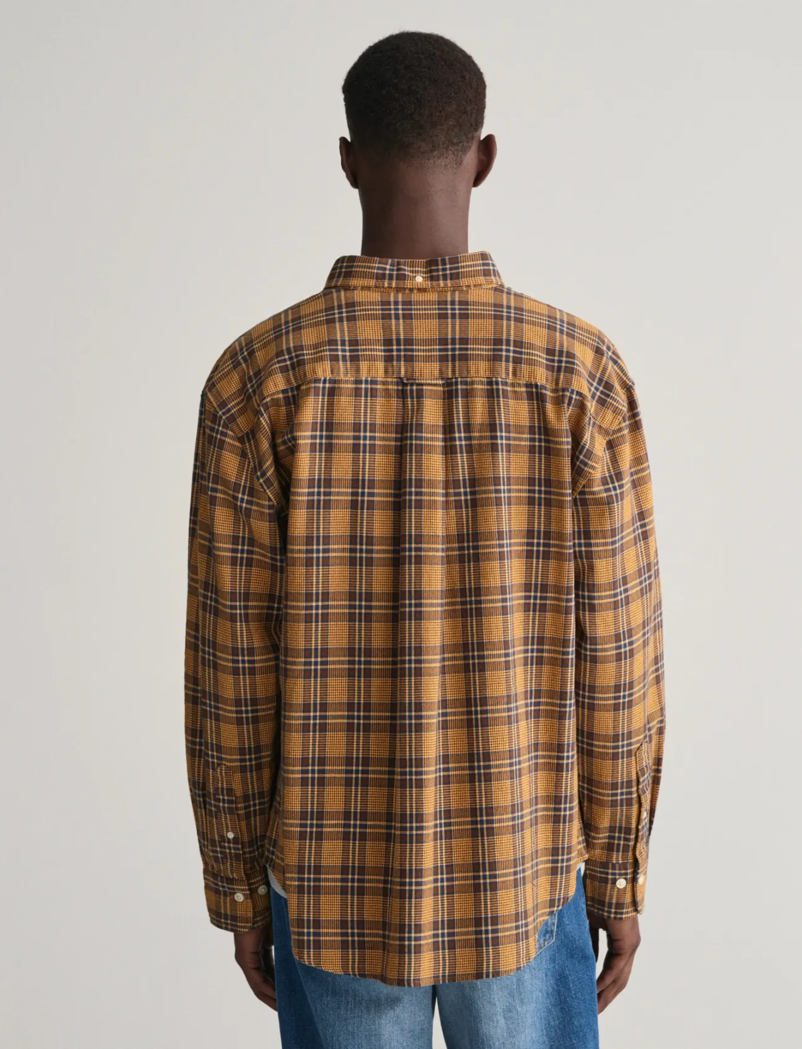 Gant - REL TEXTURE CHECK SHIRT - coral apricot - 3