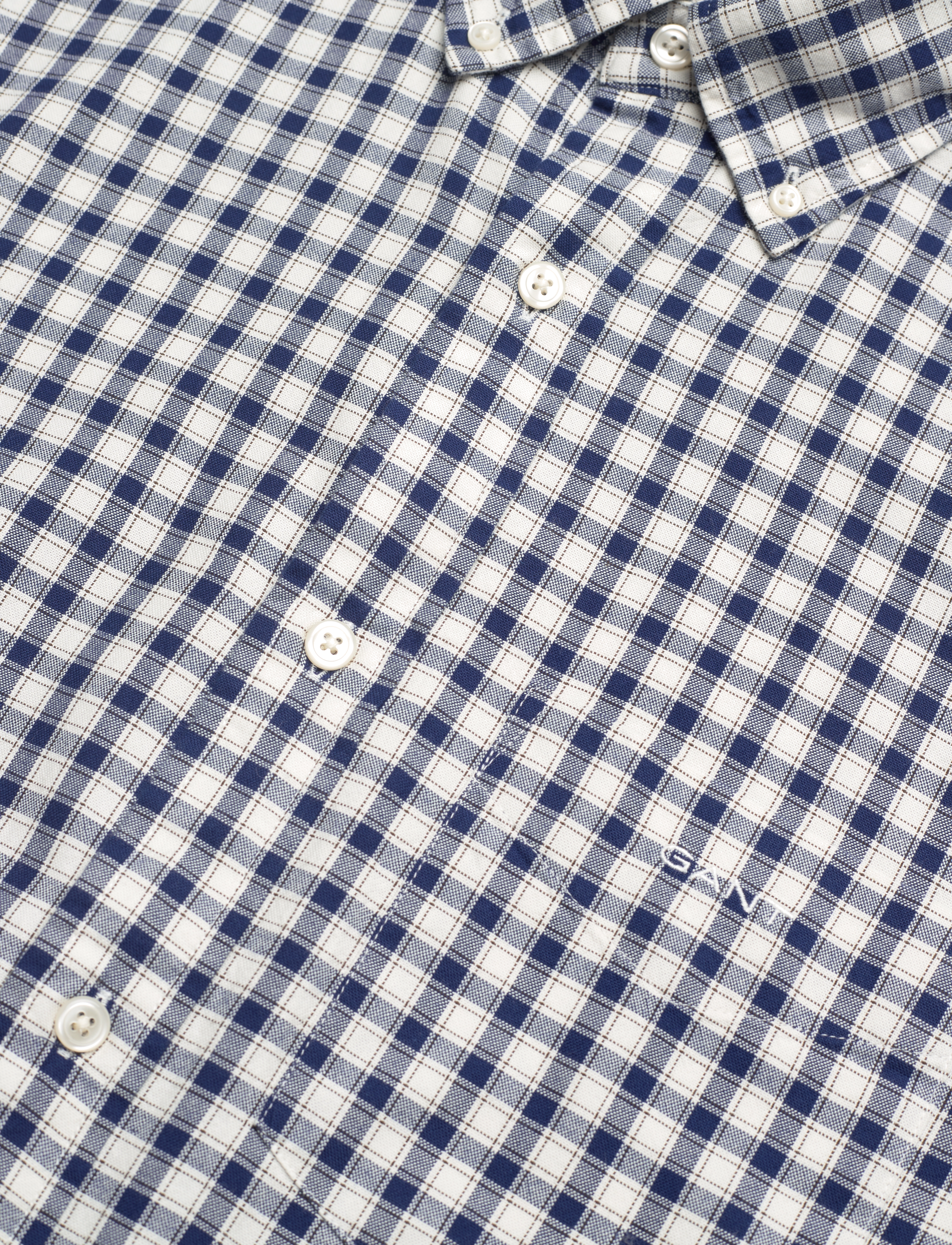 GANT - REG ARCHIVE OXFORD CHECK SHIRT - deep blue - 3