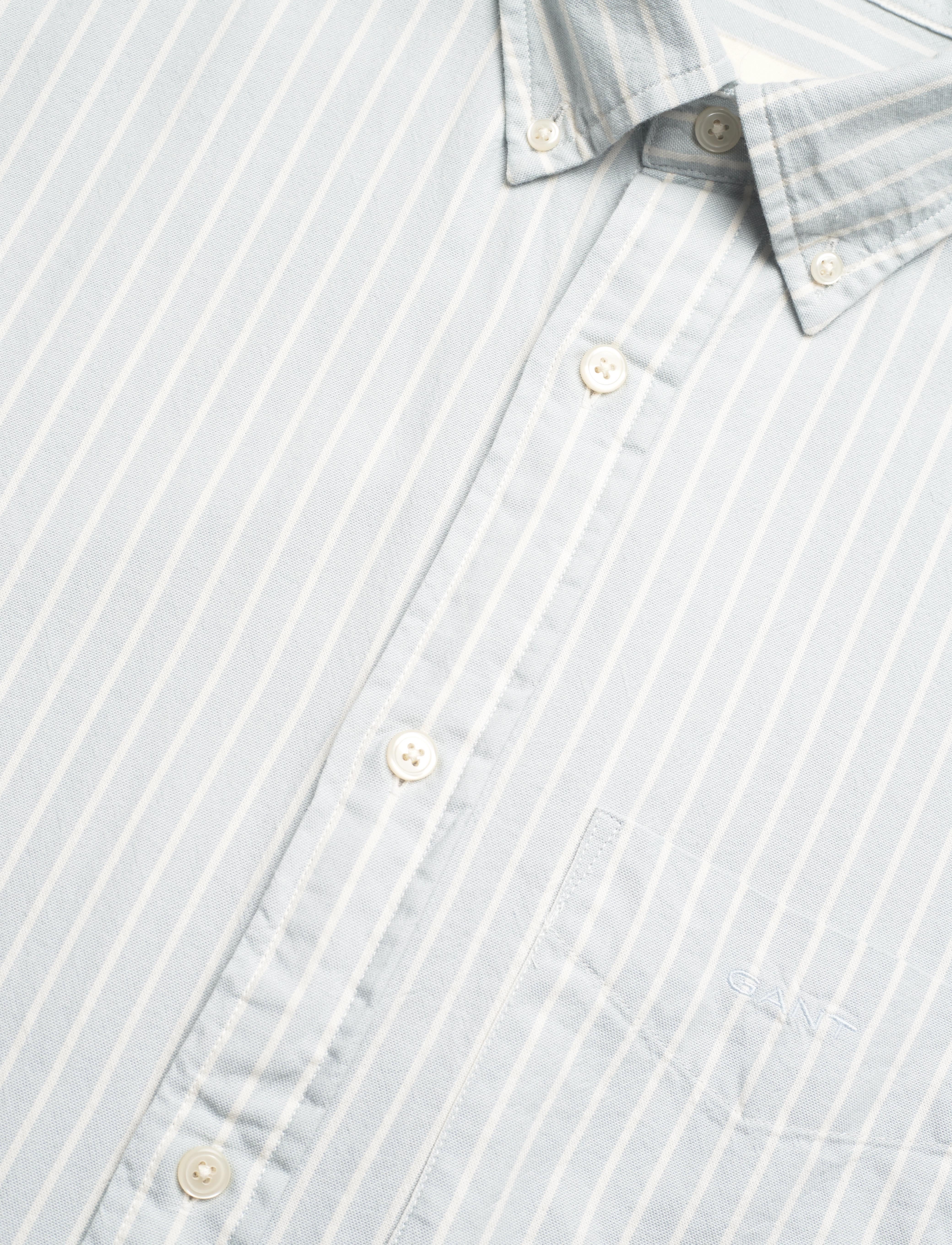 GANT - REG ARCHIVE OXFORD STRIPE SHIRT - stormy sea - 3