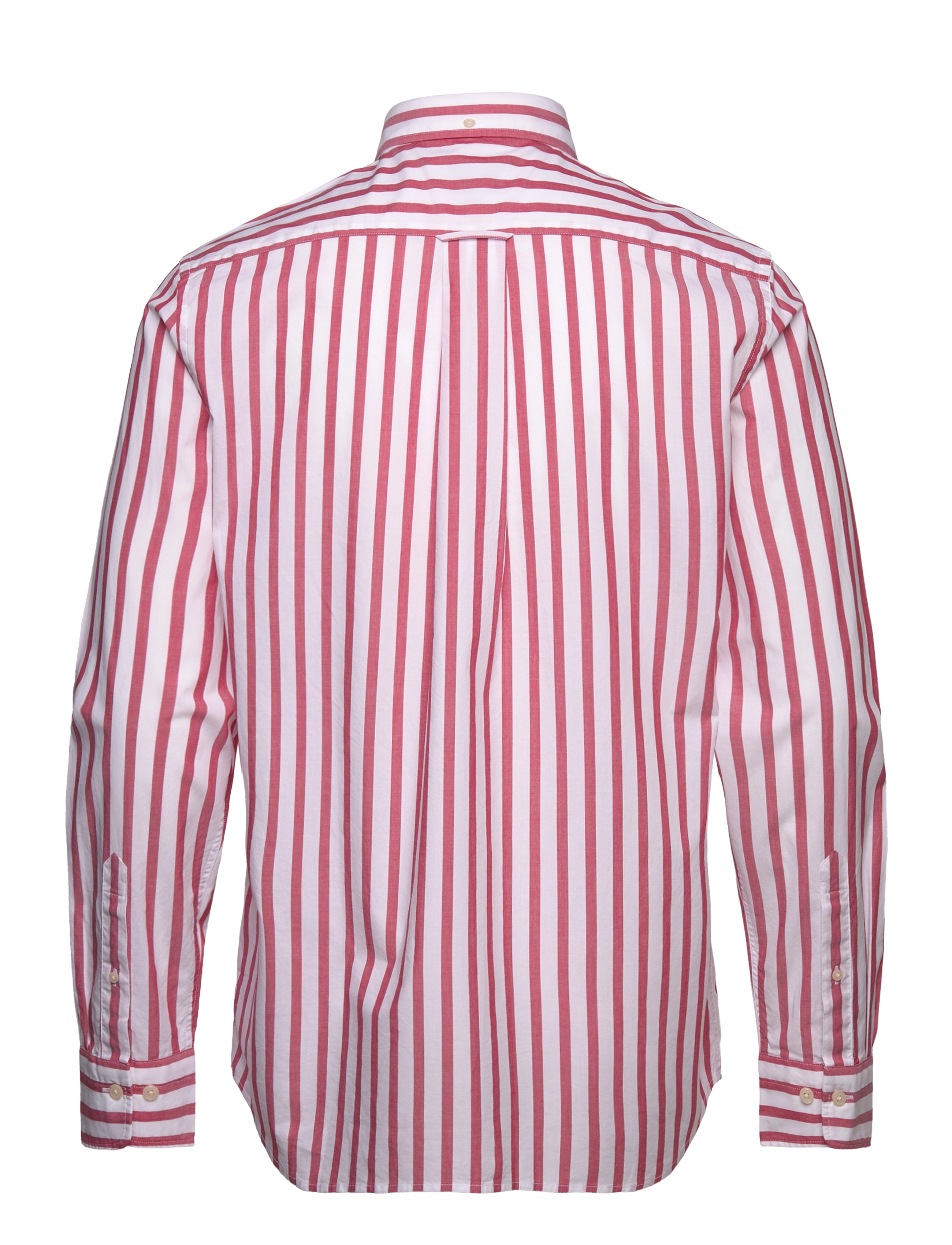 GANT - REG WIDE POPLIN STRIPE SHIRT - ruby red - 1