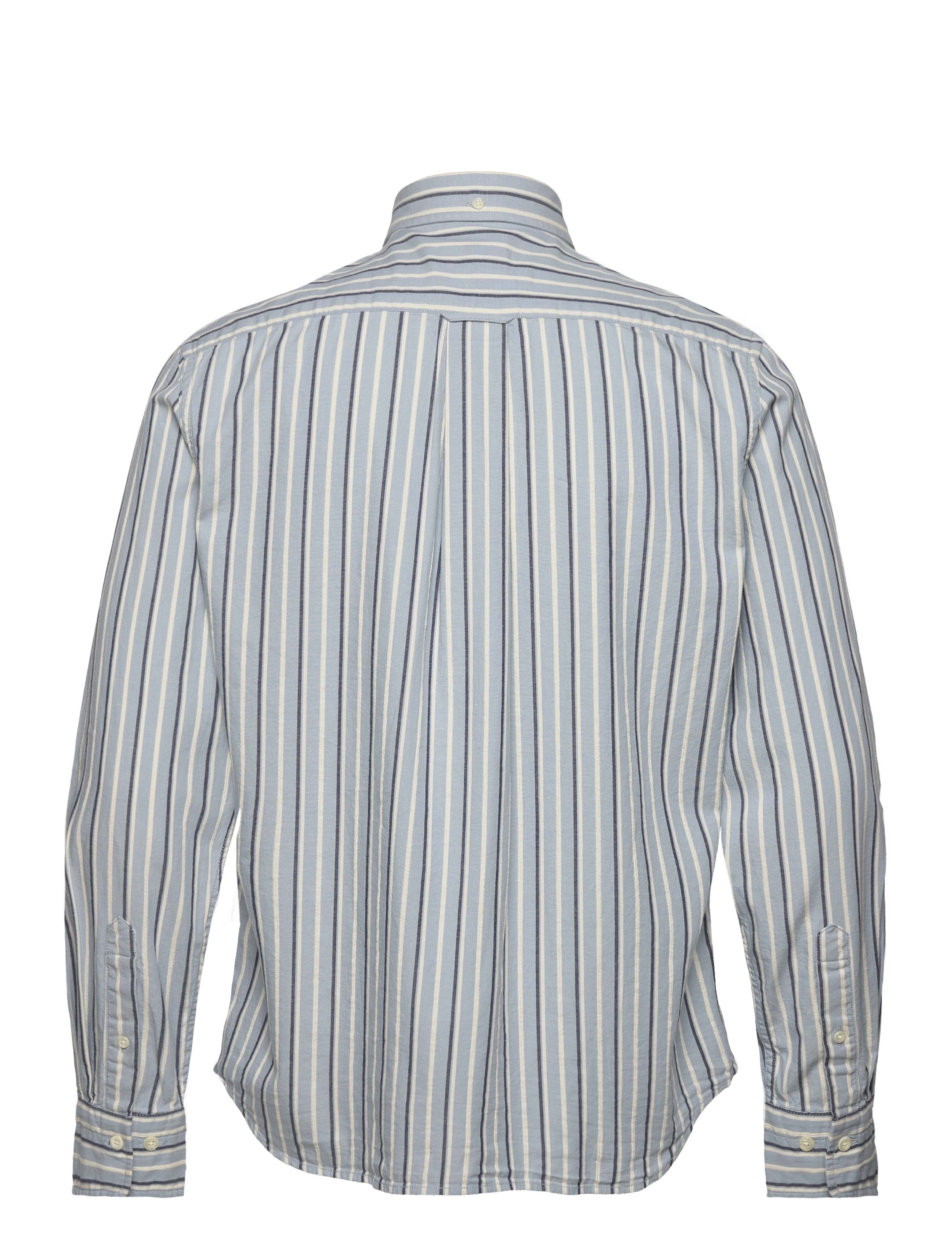 GANT - REG DOBBY STRIPE SHIRT - dove blue - 1