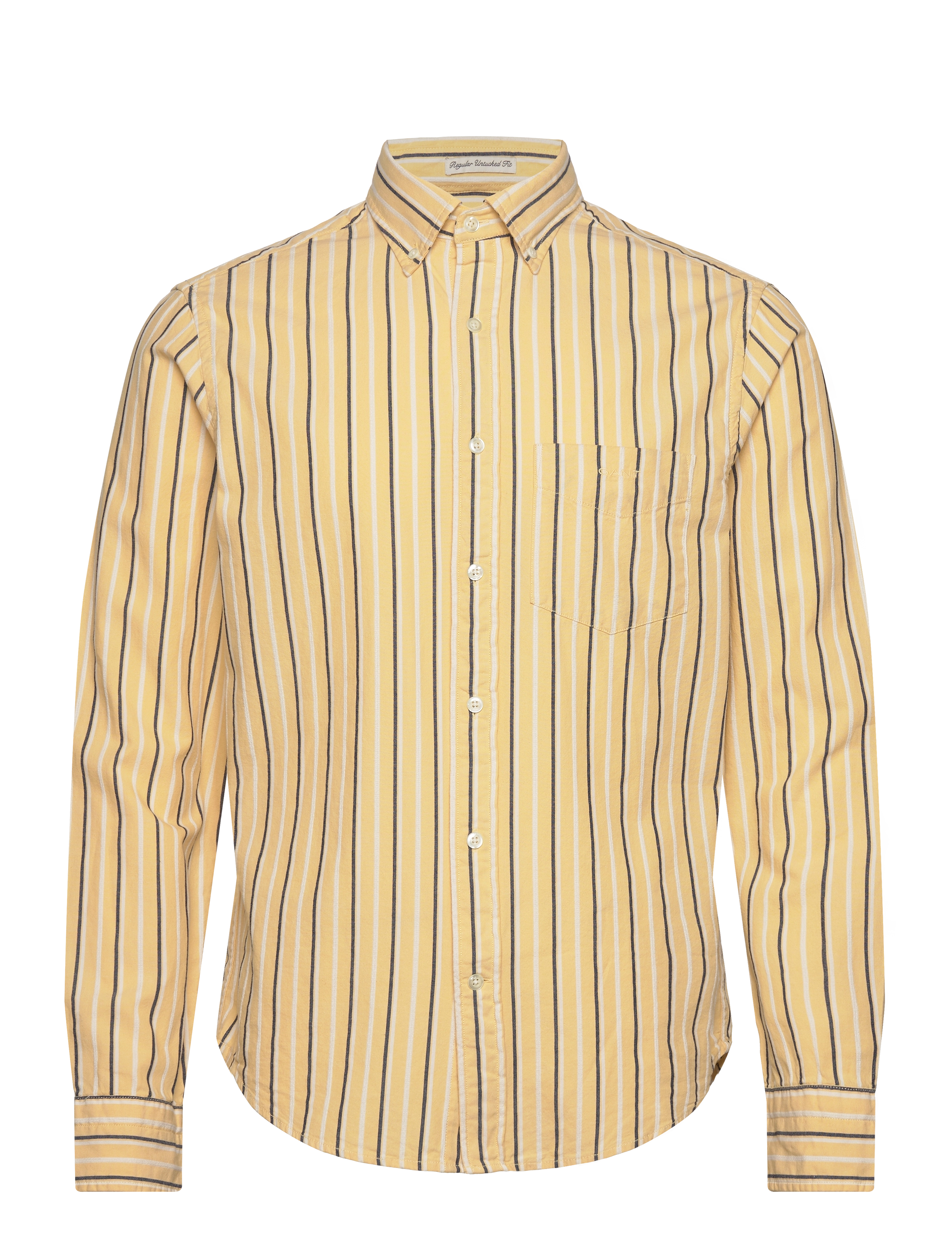 REG DOBBY STRIPE SHIRT - DUSTY