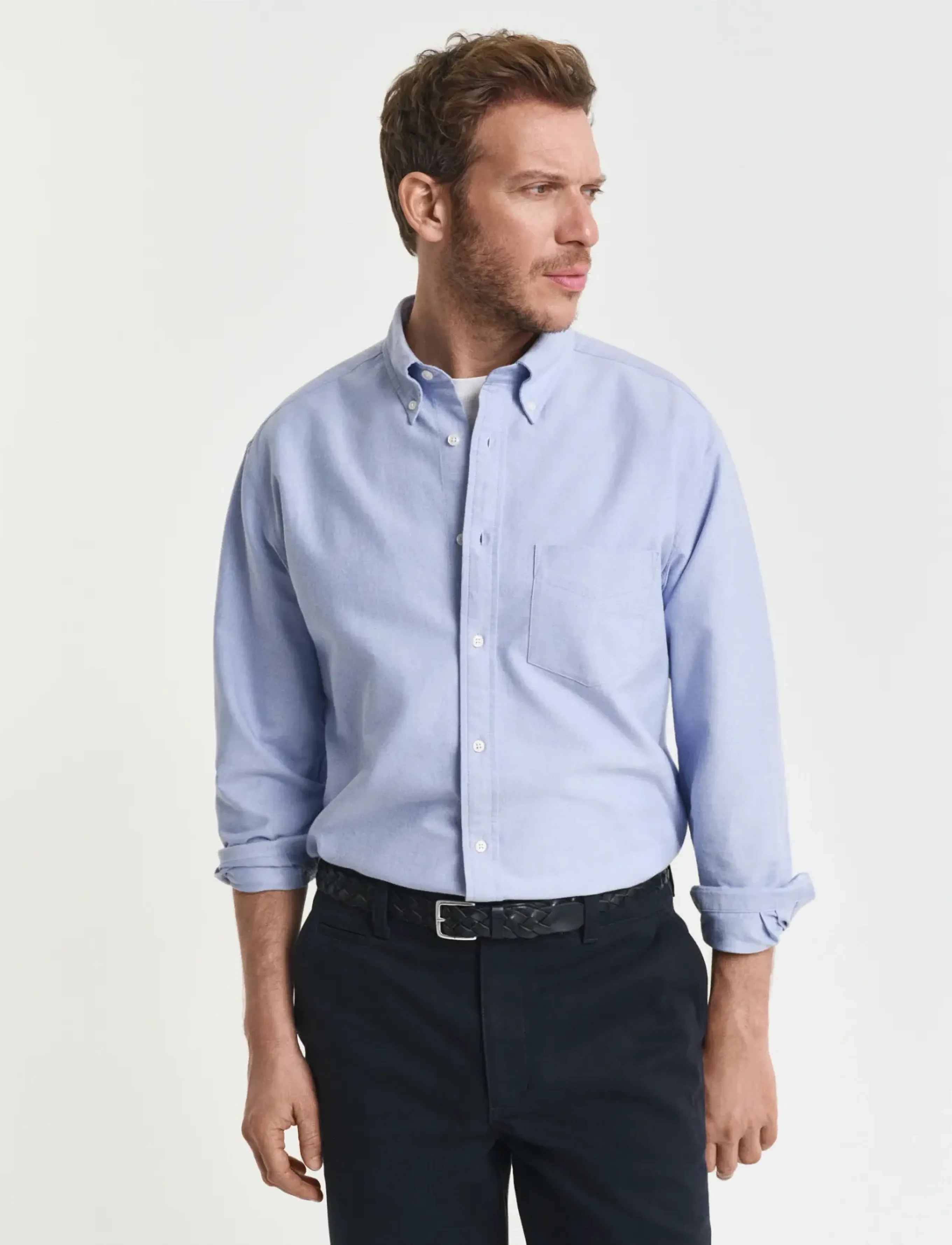 Gant REL HERITAGE OXFORD SHIRT - Skjorter - MYOSOTIS BLUE / blue