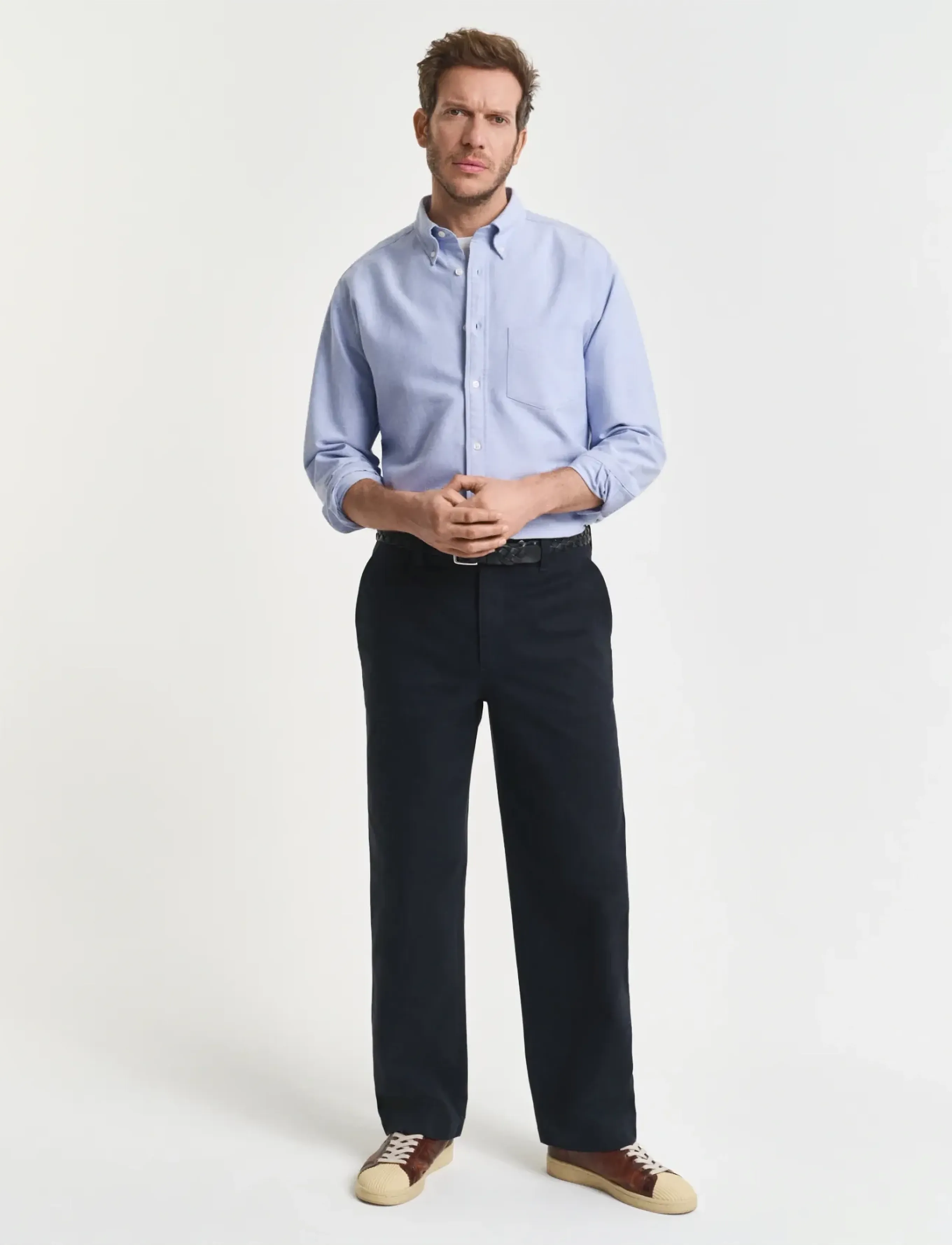 Gant - REL HERITAGE OXFORD SHIRT - oxford stila krekli - myosotis blue - 4