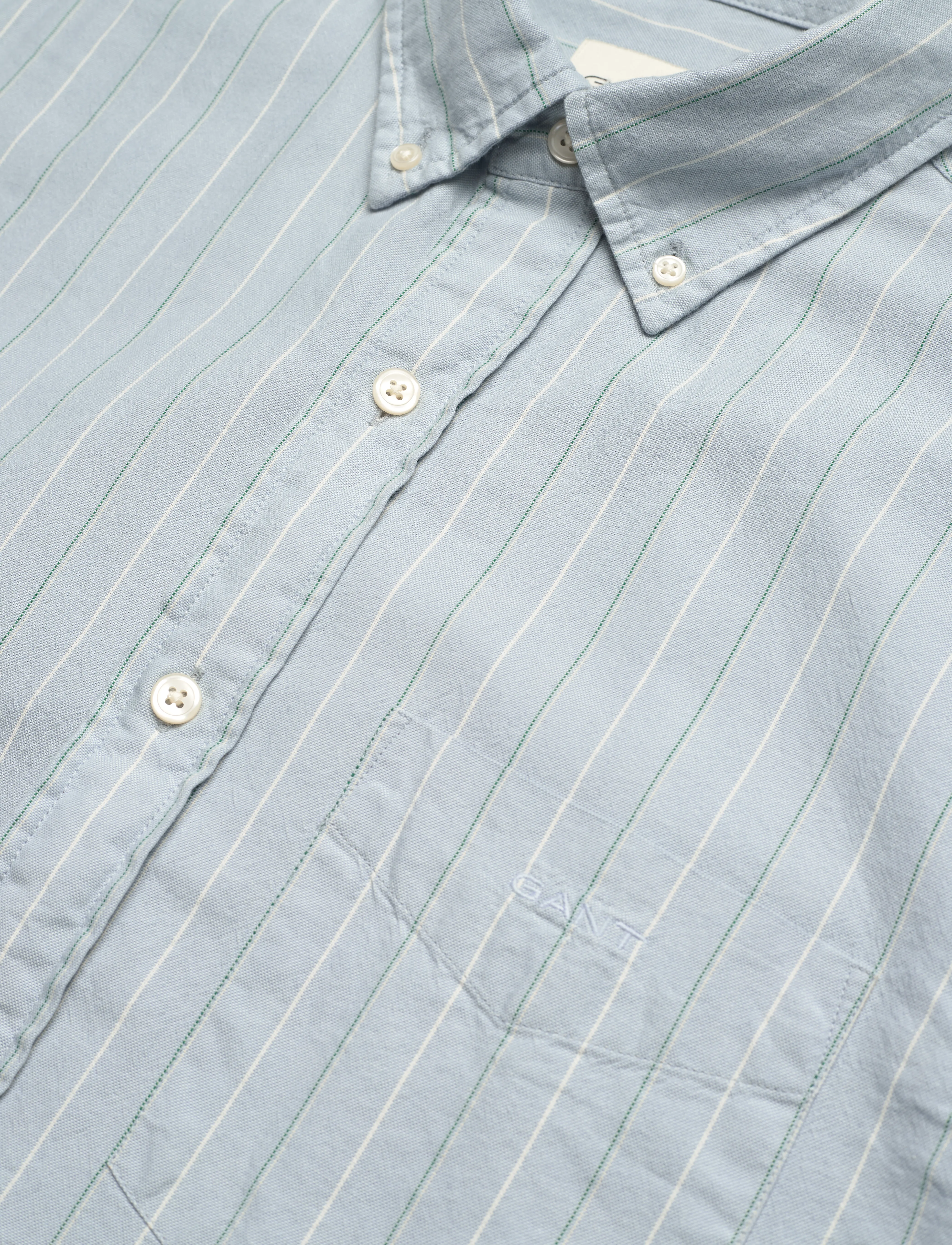 GANT - REG ARCHIVE OXFORD STRIPE SHIRT - dove blue - 3