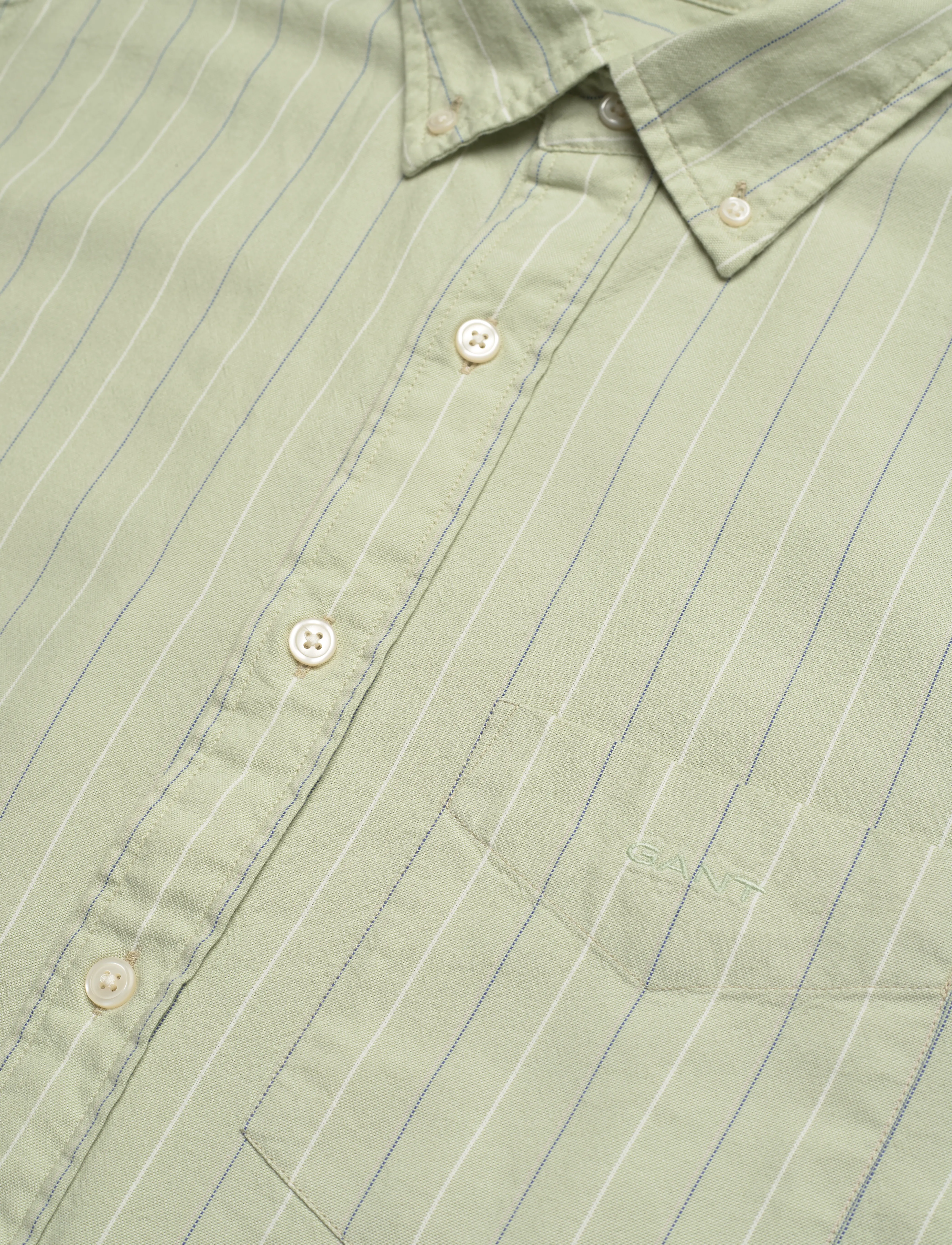 GANT - REG ARCHIVE OXFORD STRIPE SHIRT - milky matcha - 3