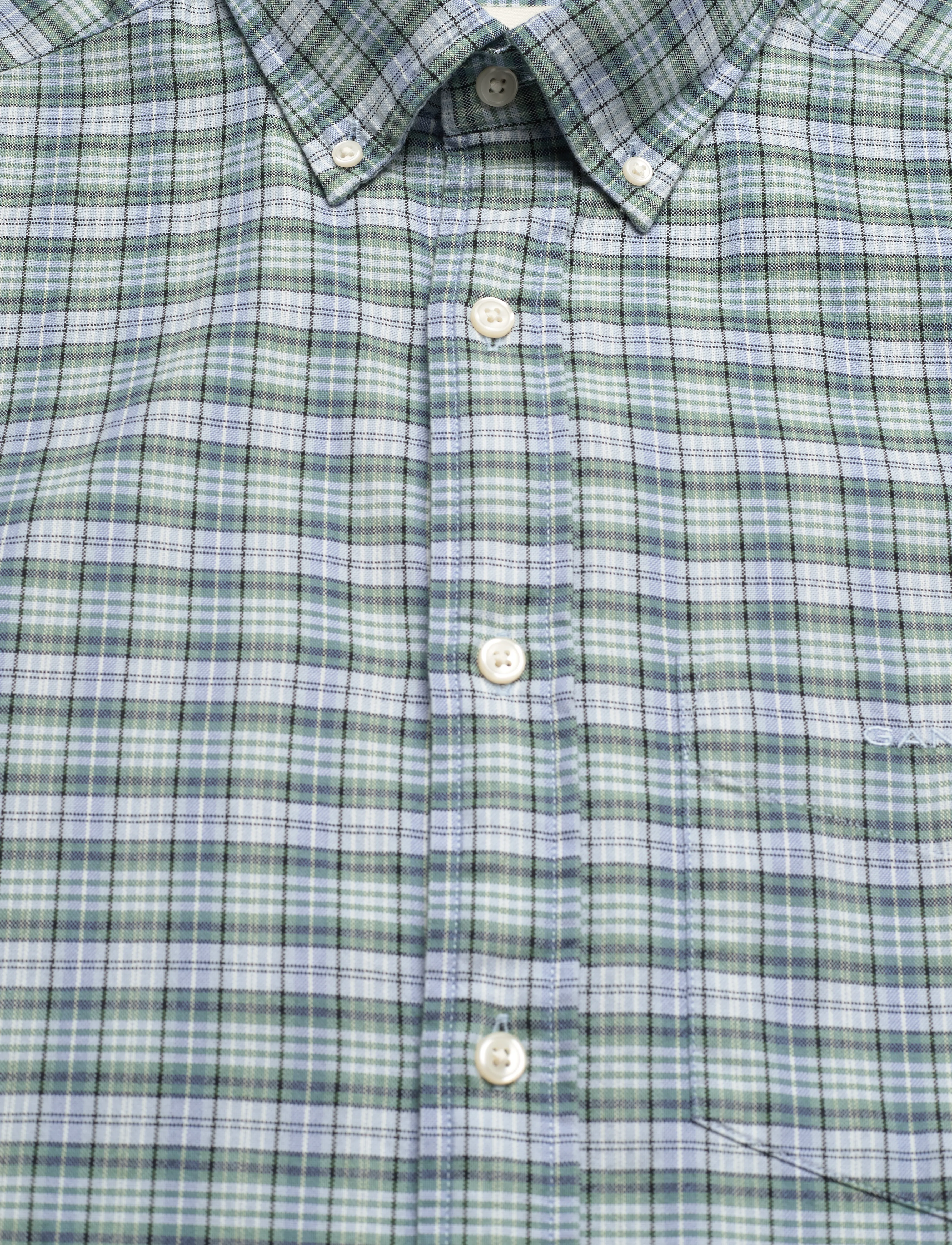 GANT - REG ARCHIVE OXFORD CHECK SHIRT - dove blue - 2
