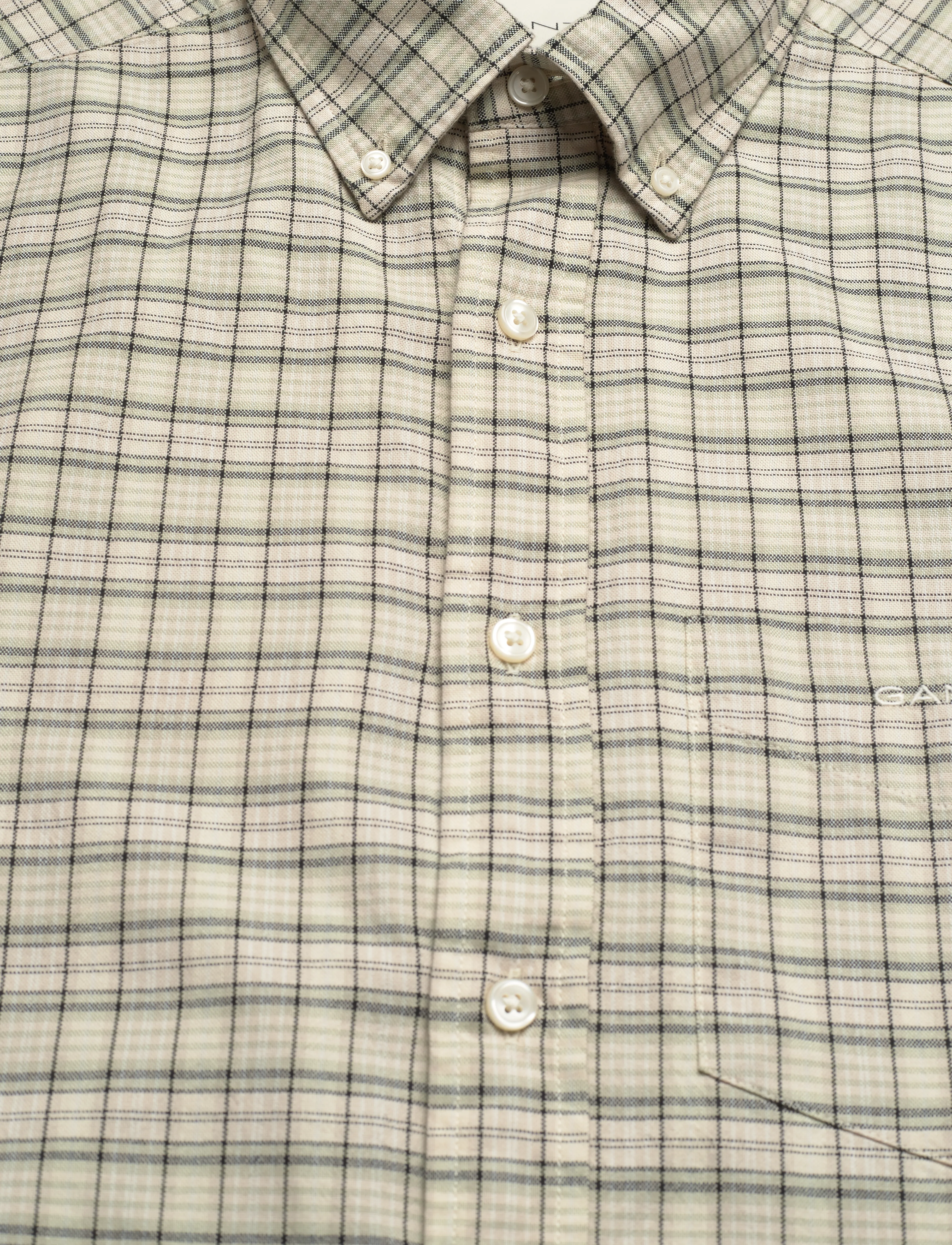 GANT - REG ARCHIVE OXFORD CHECK SHIRT - silky beige - 2