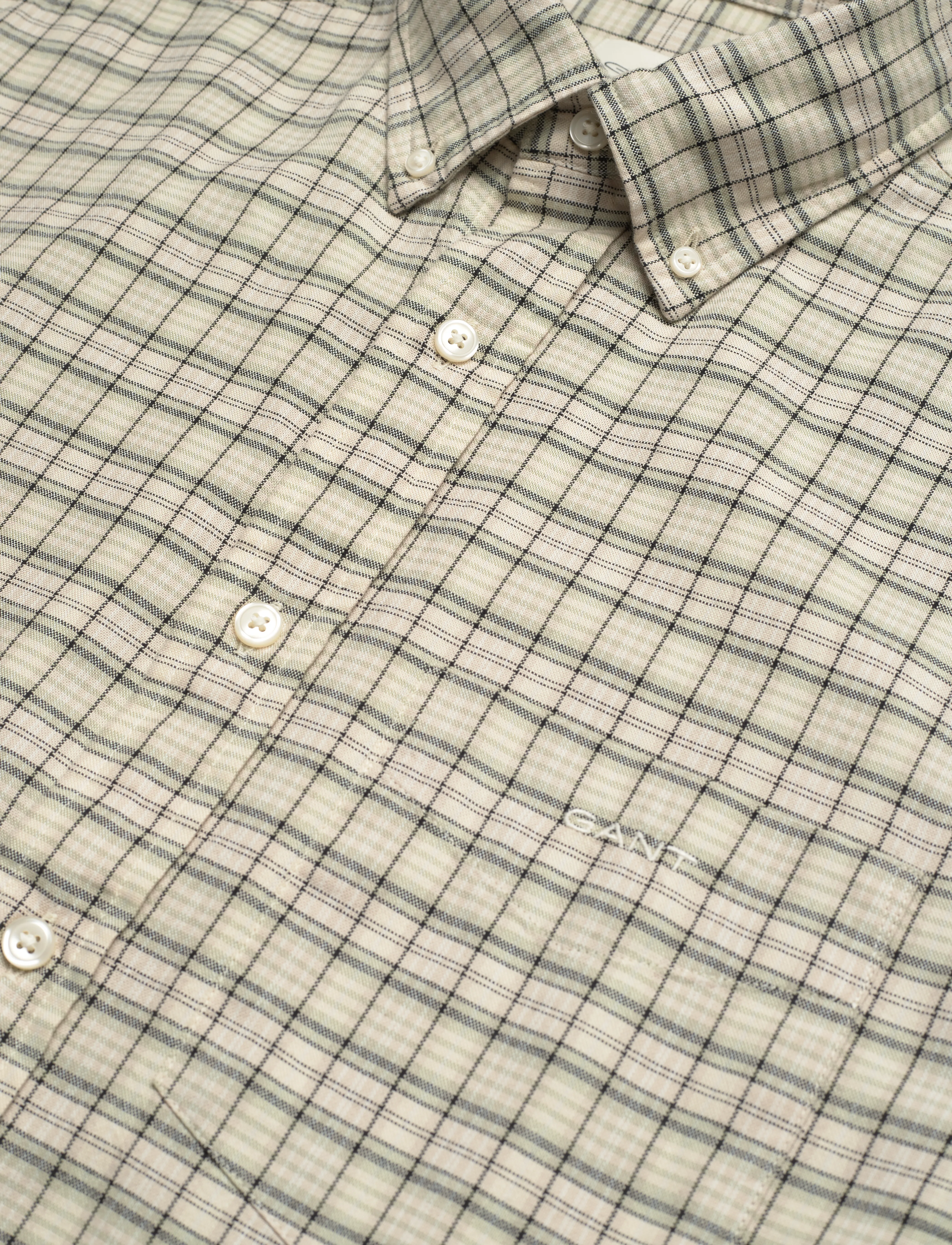 GANT - REG ARCHIVE OXFORD CHECK SHIRT - silky beige - 3