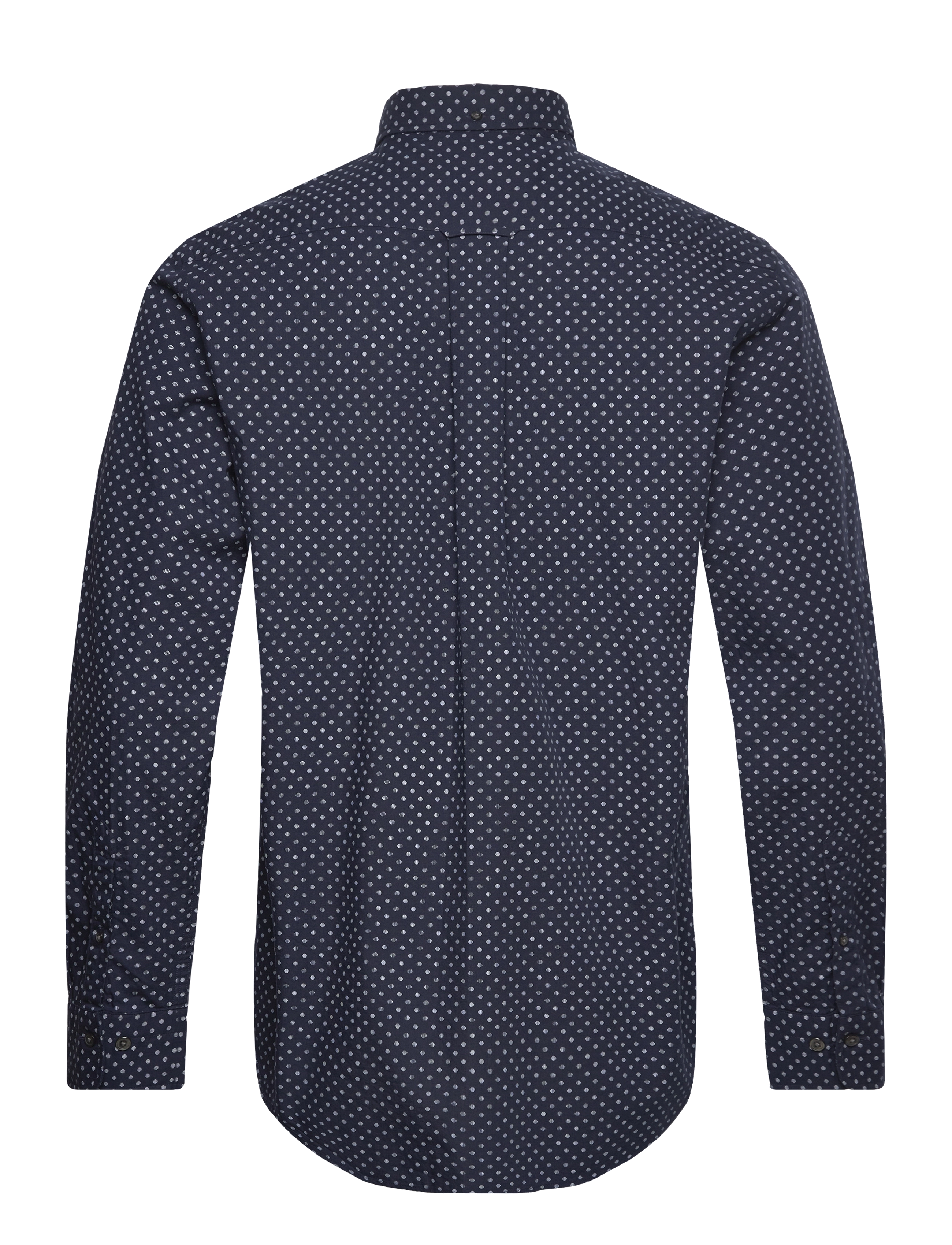 GANT - REG MICRO PRINT SHIRT - marine - 1