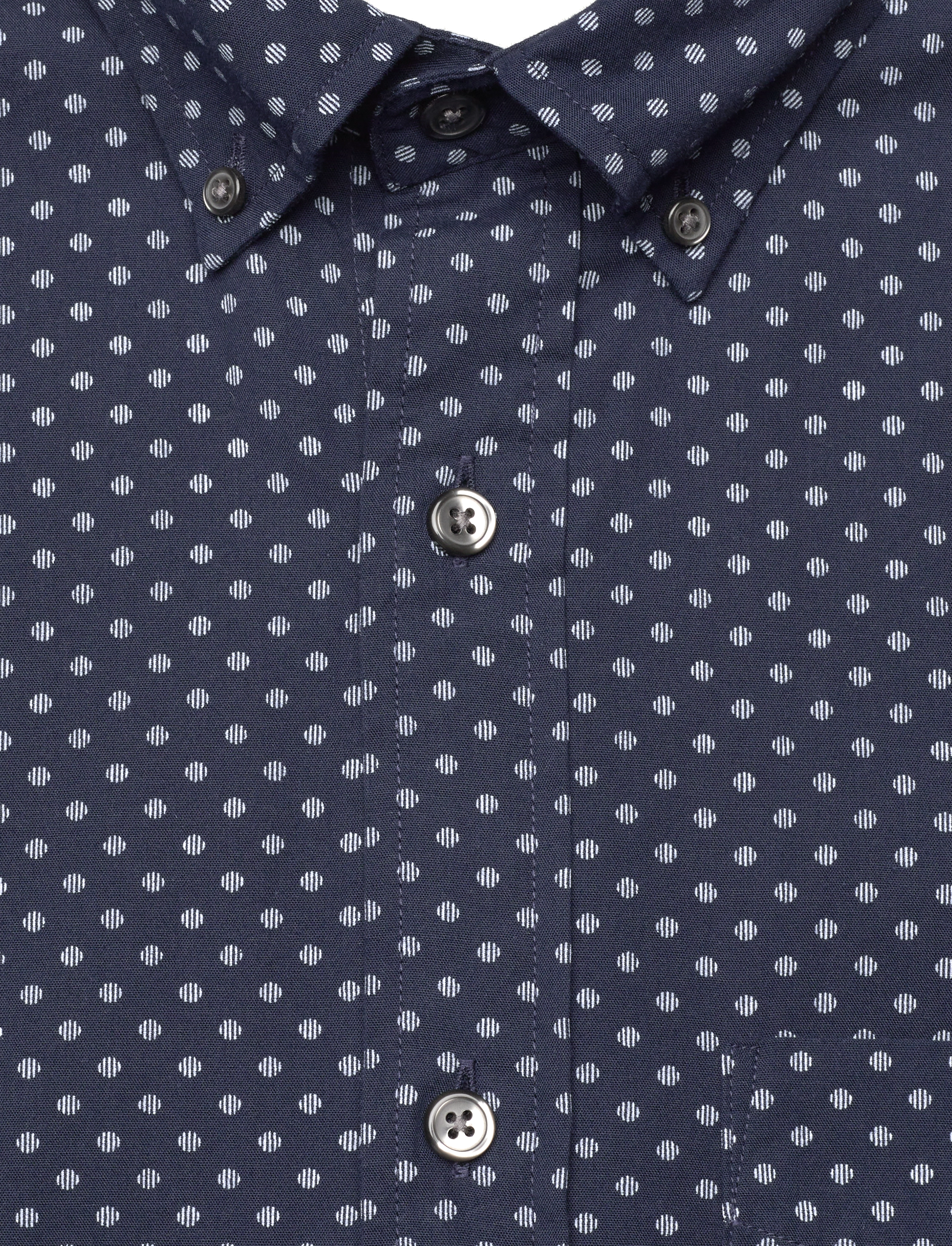 GANT - REG MICRO PRINT SHIRT - marine - 2