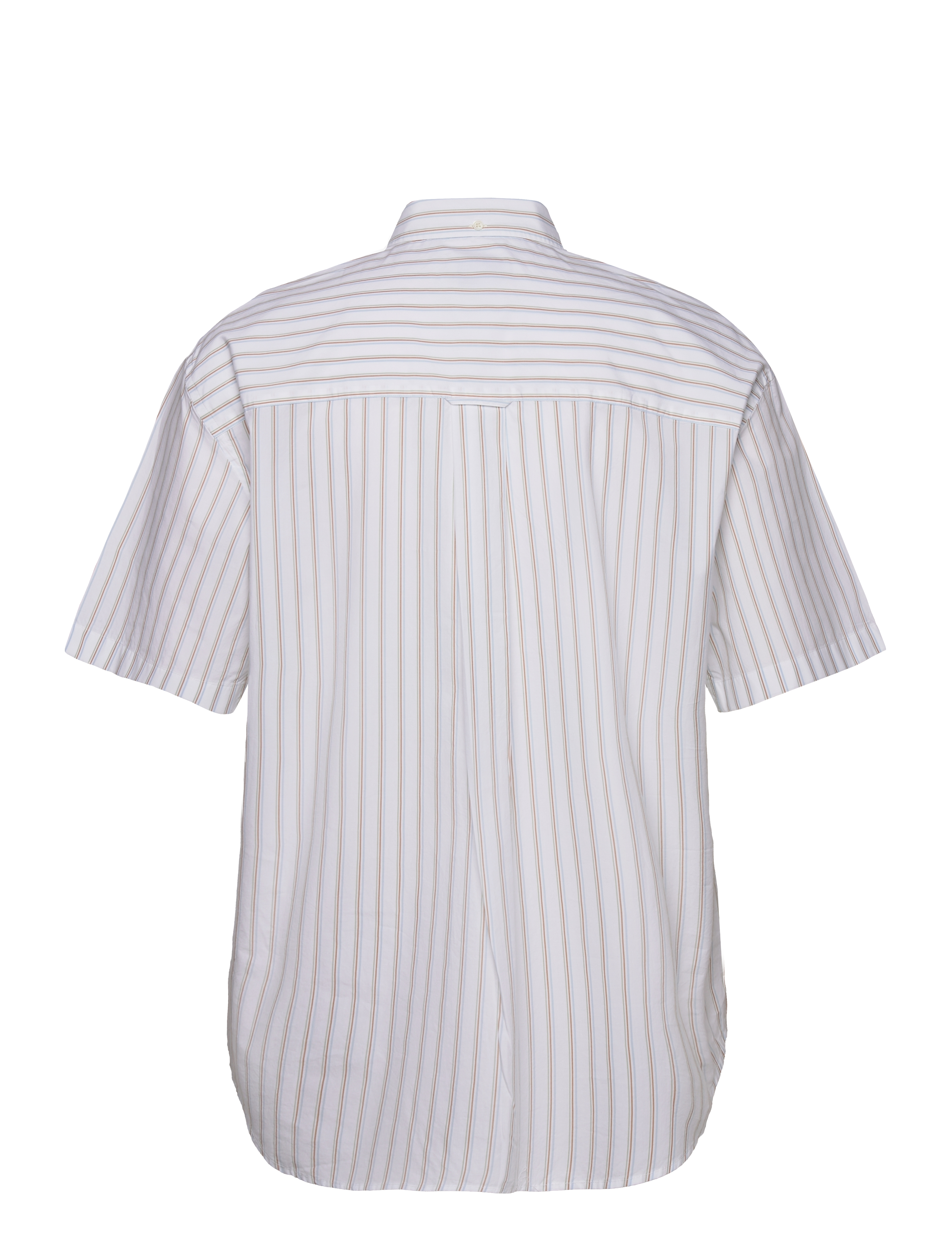 GANT - REL HERITAGE POPLIN STRIPE SS SHRT - white - 2