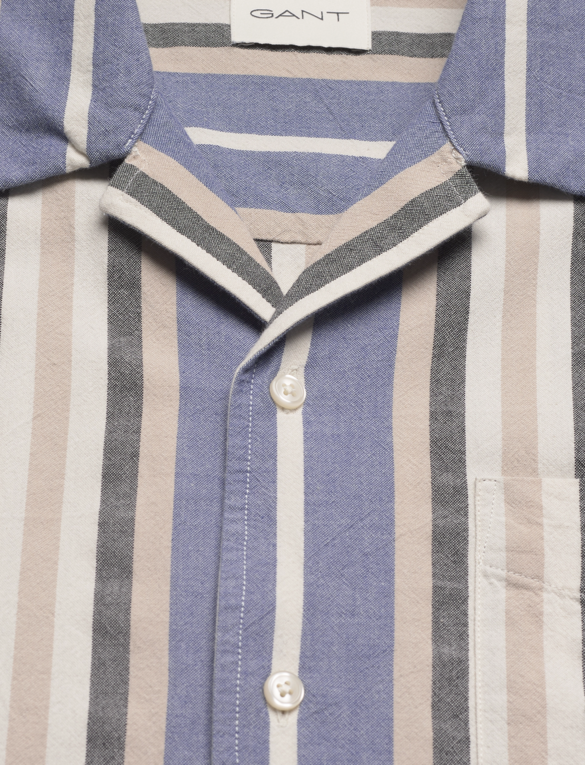 GANT - REL WIDE STRIPE SS SHIRT - rich blue - 2
