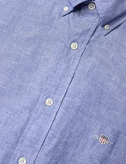 GANT - REG COTTON LINEN SHIRT - linnen overhemden - rich blue - 3