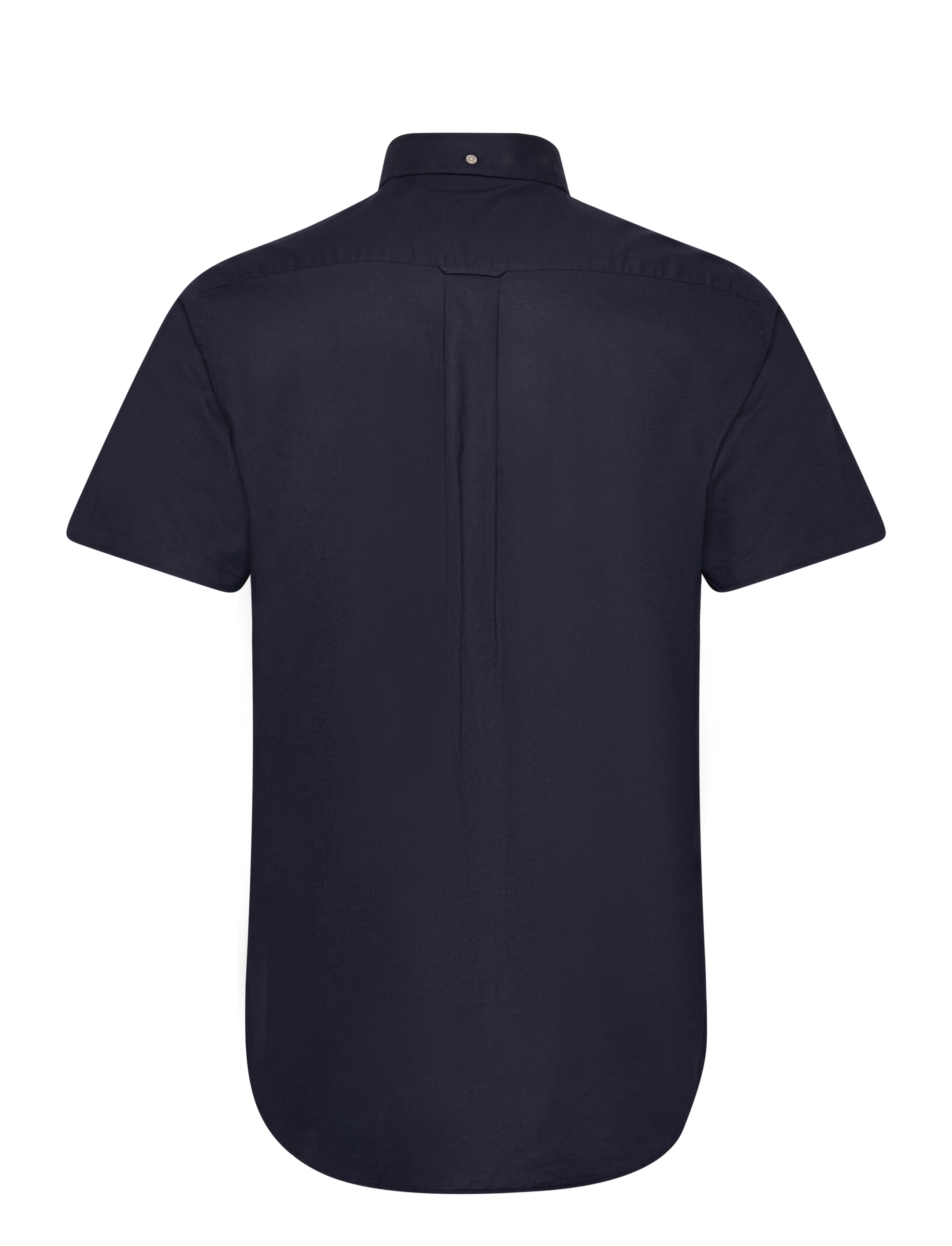 GANT - REG COTTON LINEN SS SHIRT - evening blue - 1