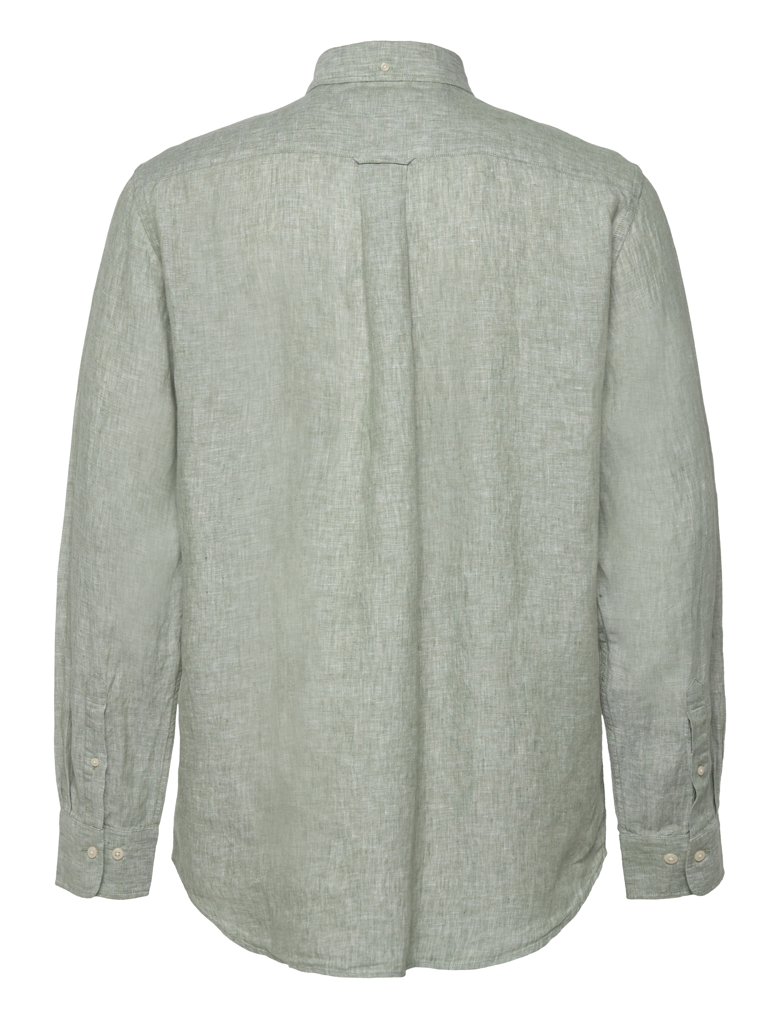 GANT - REG LINEN SHIRT - kalamata green - 2
