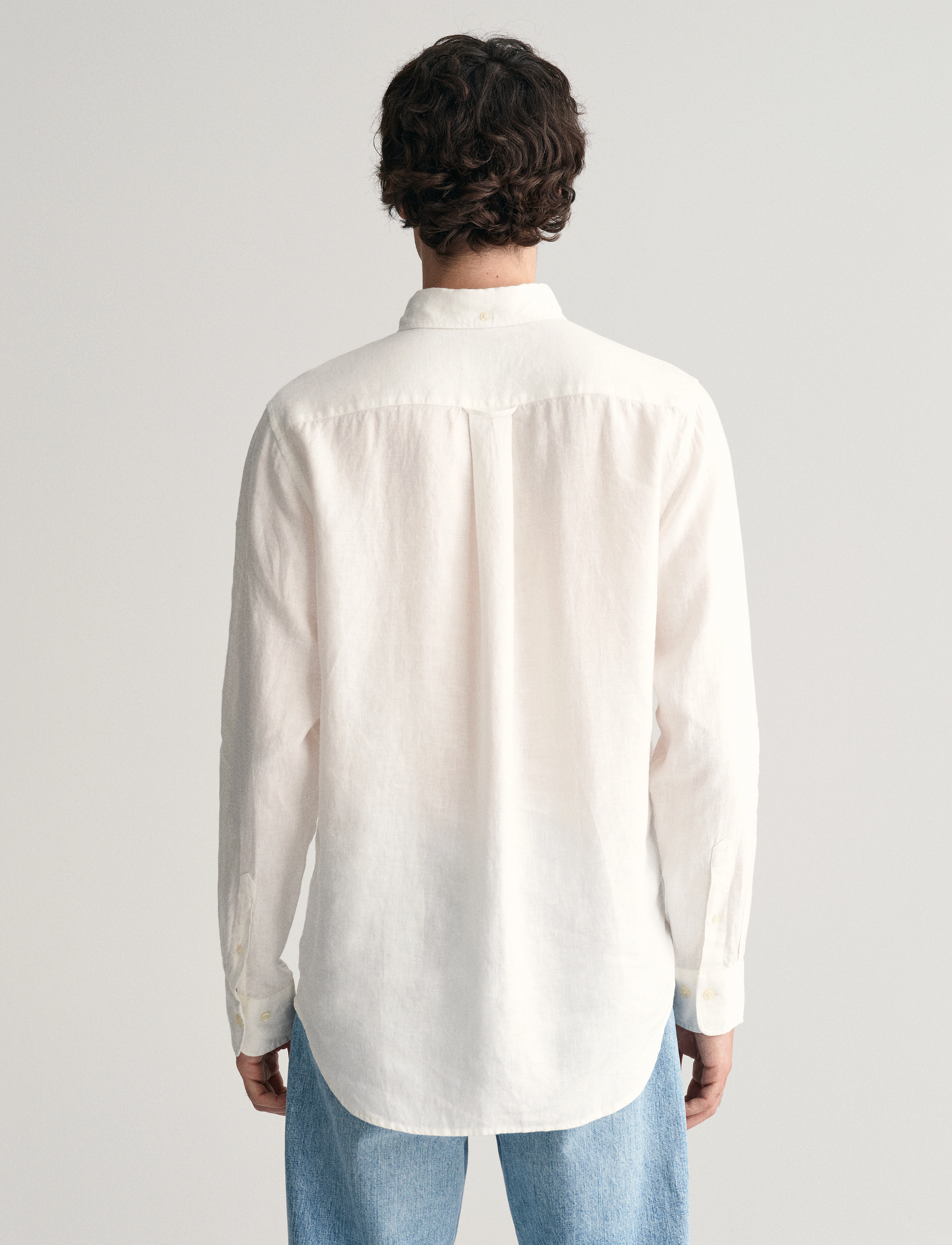 GANT - REG LINEN SHIRT - white - 3