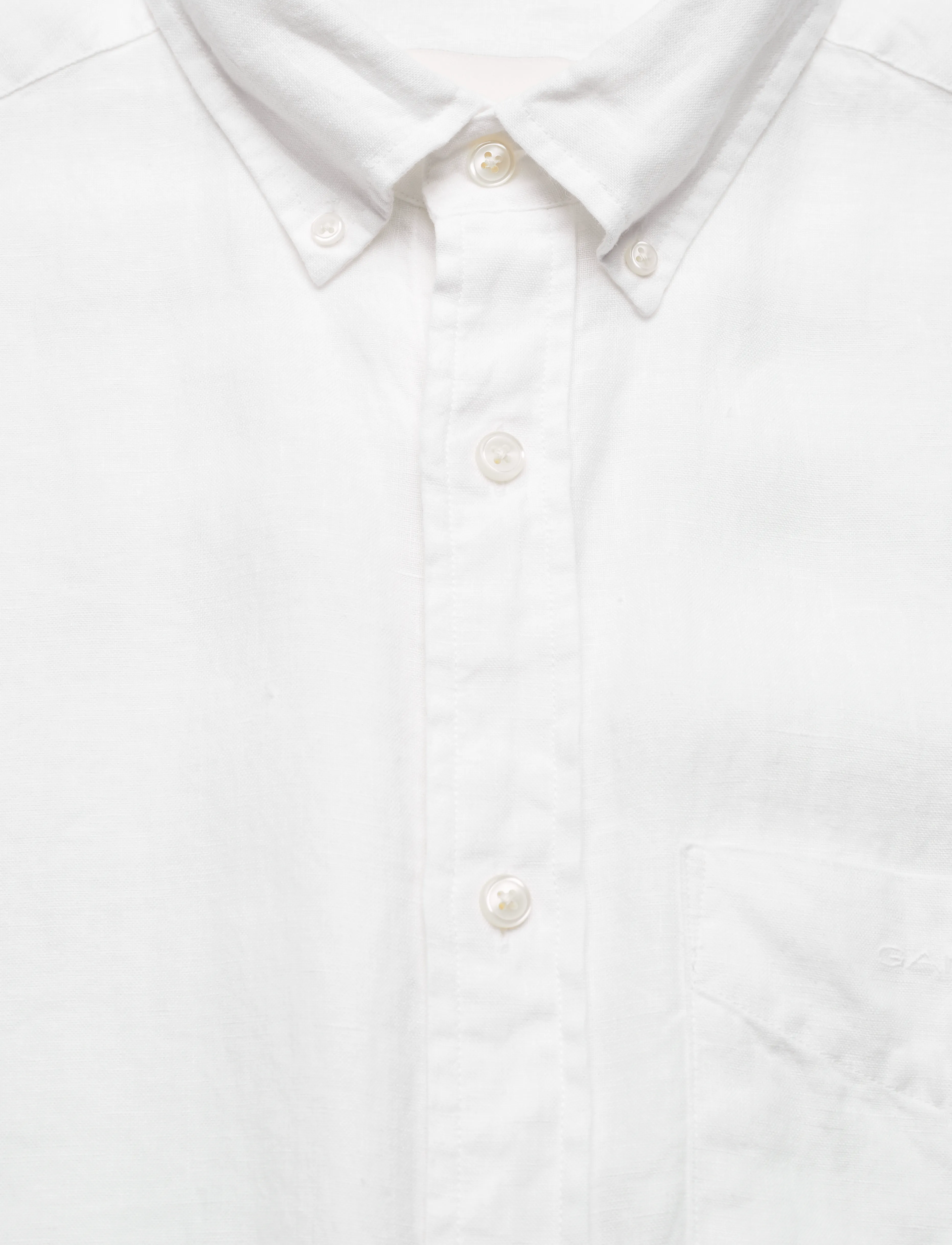 GANT - REG LINEN SHIRT - white - 5