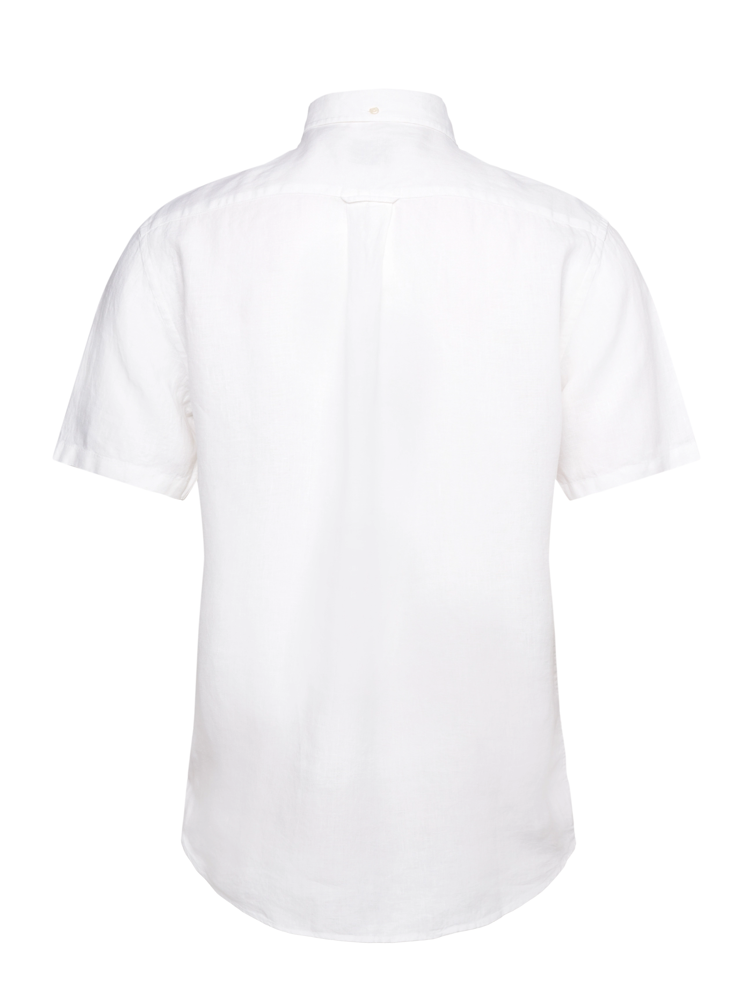 Gant - REG LINEN SS SHIRT - white - 1