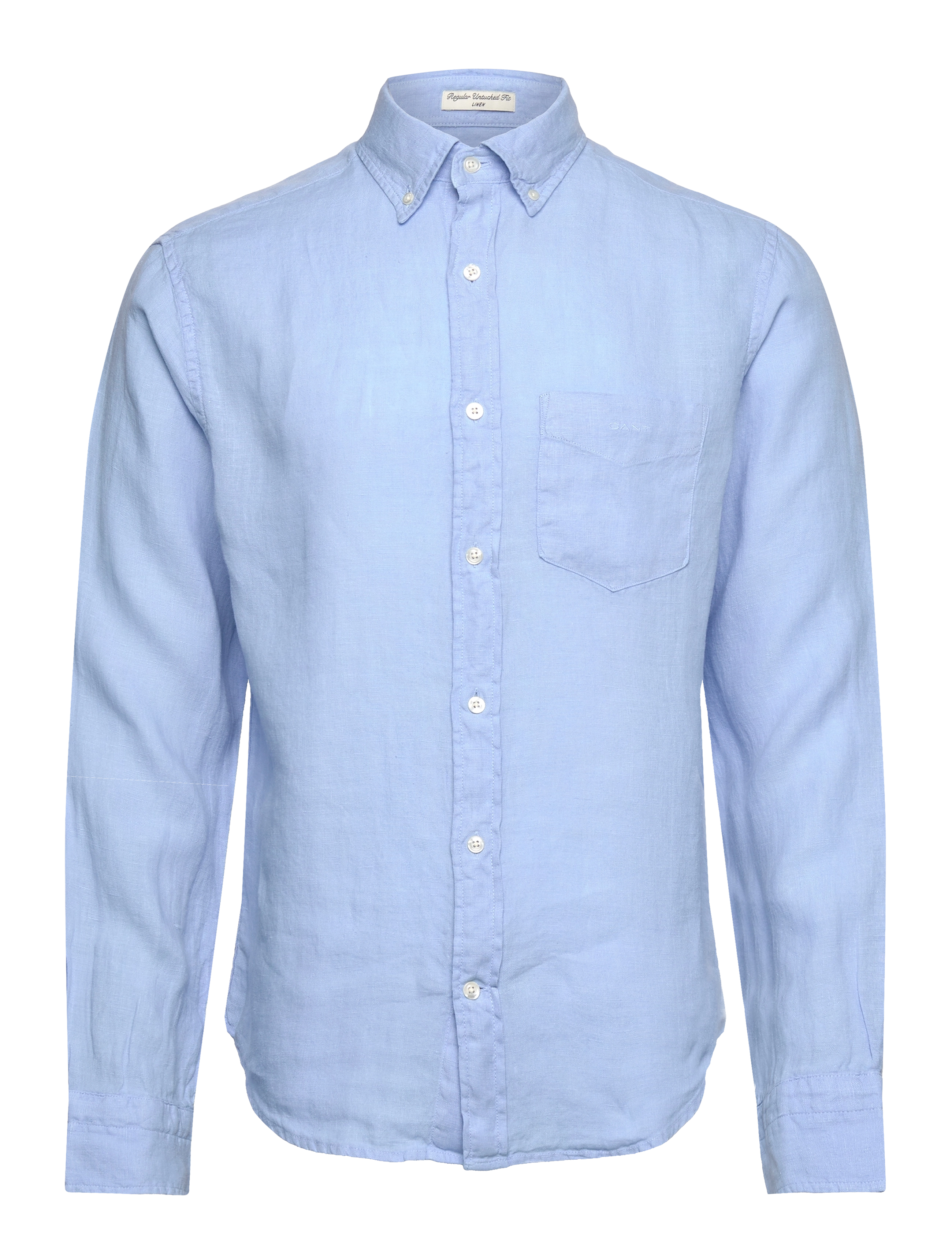 GANT Reg Gmnt Dyed Linen Shirt Blau - XXL - Herren
