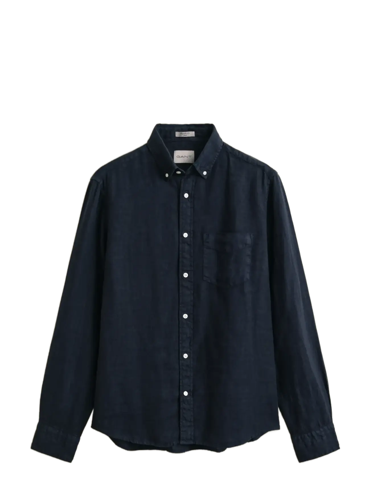 GANT Reg Gmnt Dyed Linen Shirt Navy - XXXL - Herren