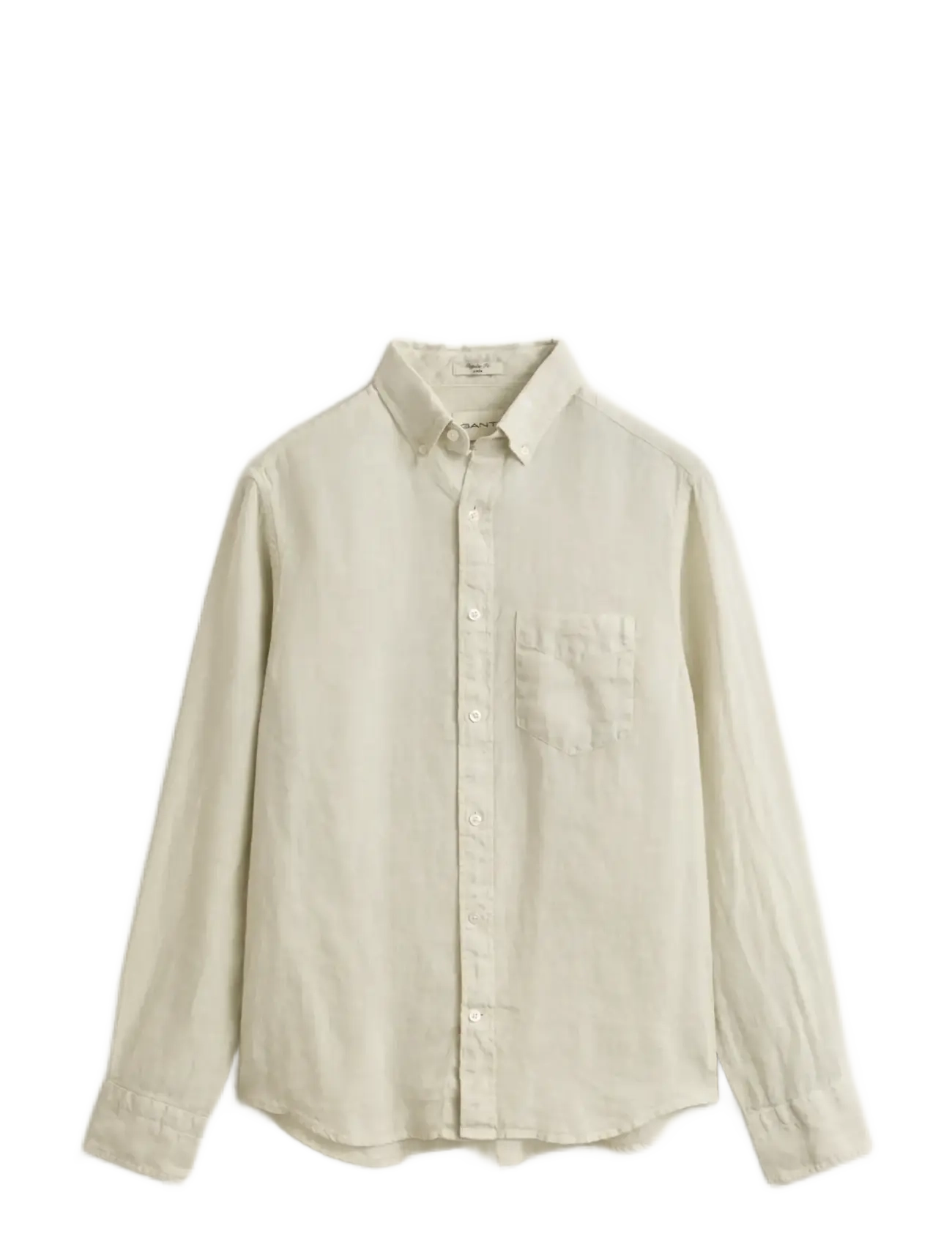 GANT Reg Gmnt Dyed Linen Shirt Beige - XXL - Herren