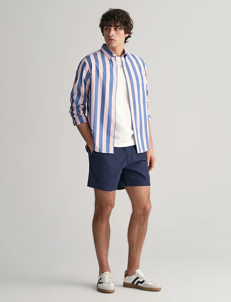 GANT - REG POPLIN PARASOL STRIPE SHIRT - basic-hemden - blushing pink - 5
