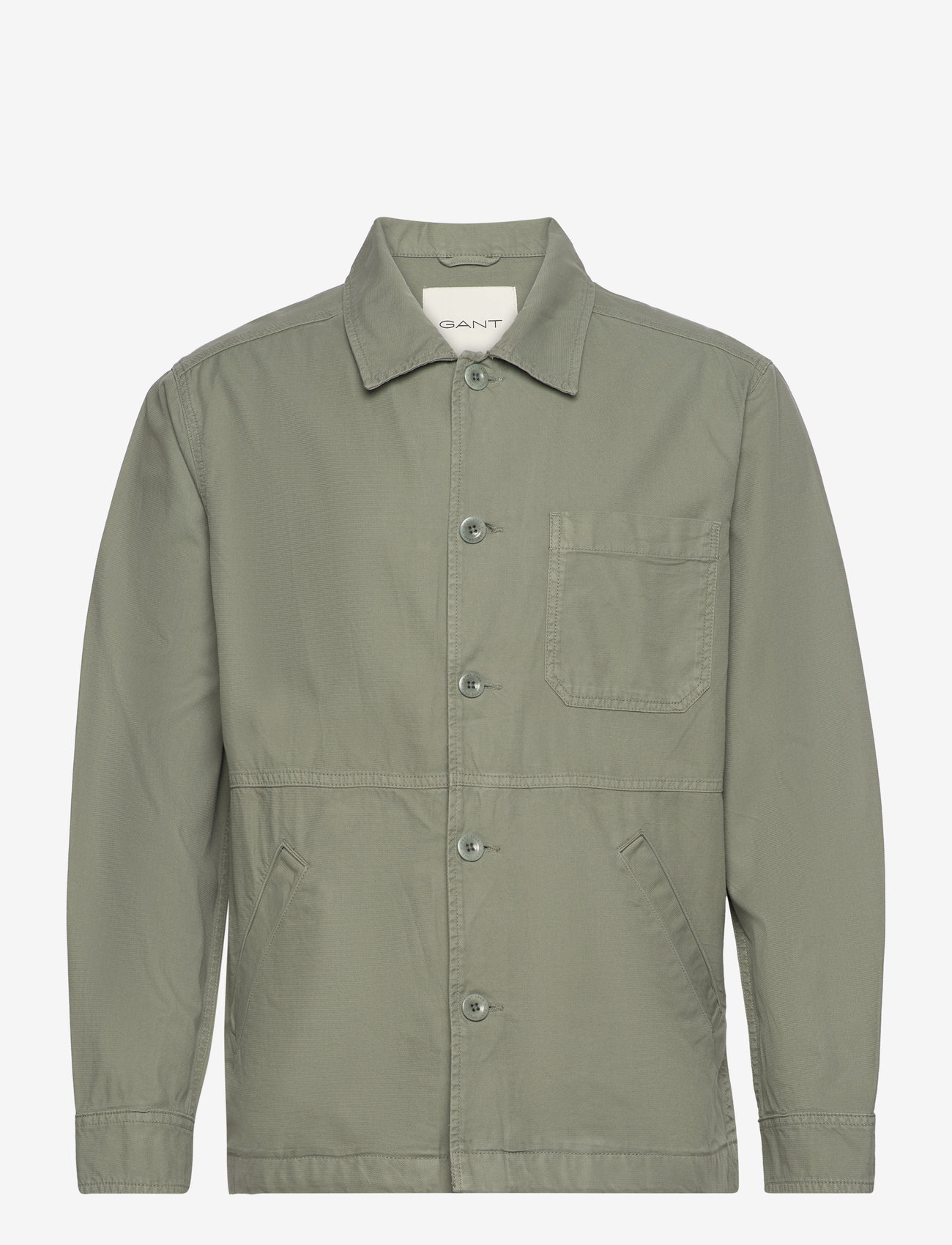 GANT - GMNT DYED OVERSHIRT - shoppa efter tillfälle - dry green - 1