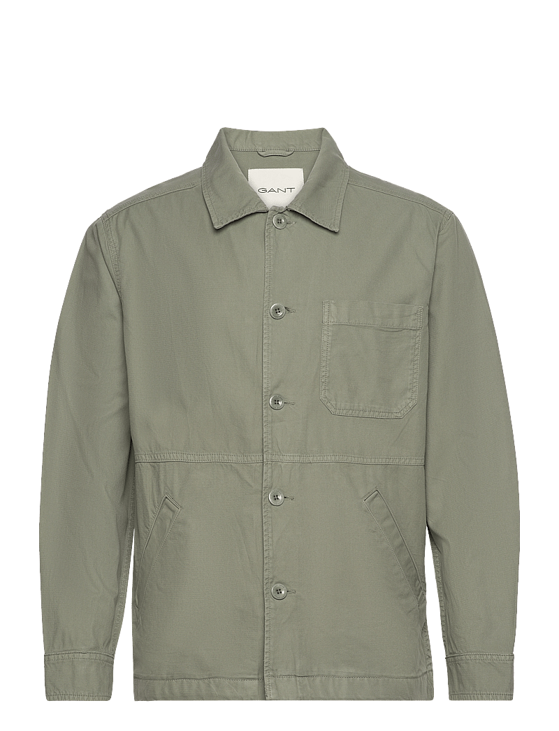 GANT - GMNT DYED OVERSHIRT - shoppa efter tillfälle - dry green - 1