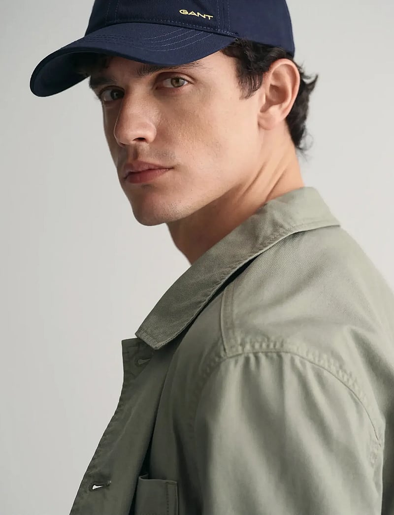 GANT - GMNT DYED OVERSHIRT - shoppa efter tillfälle - dry green - 4