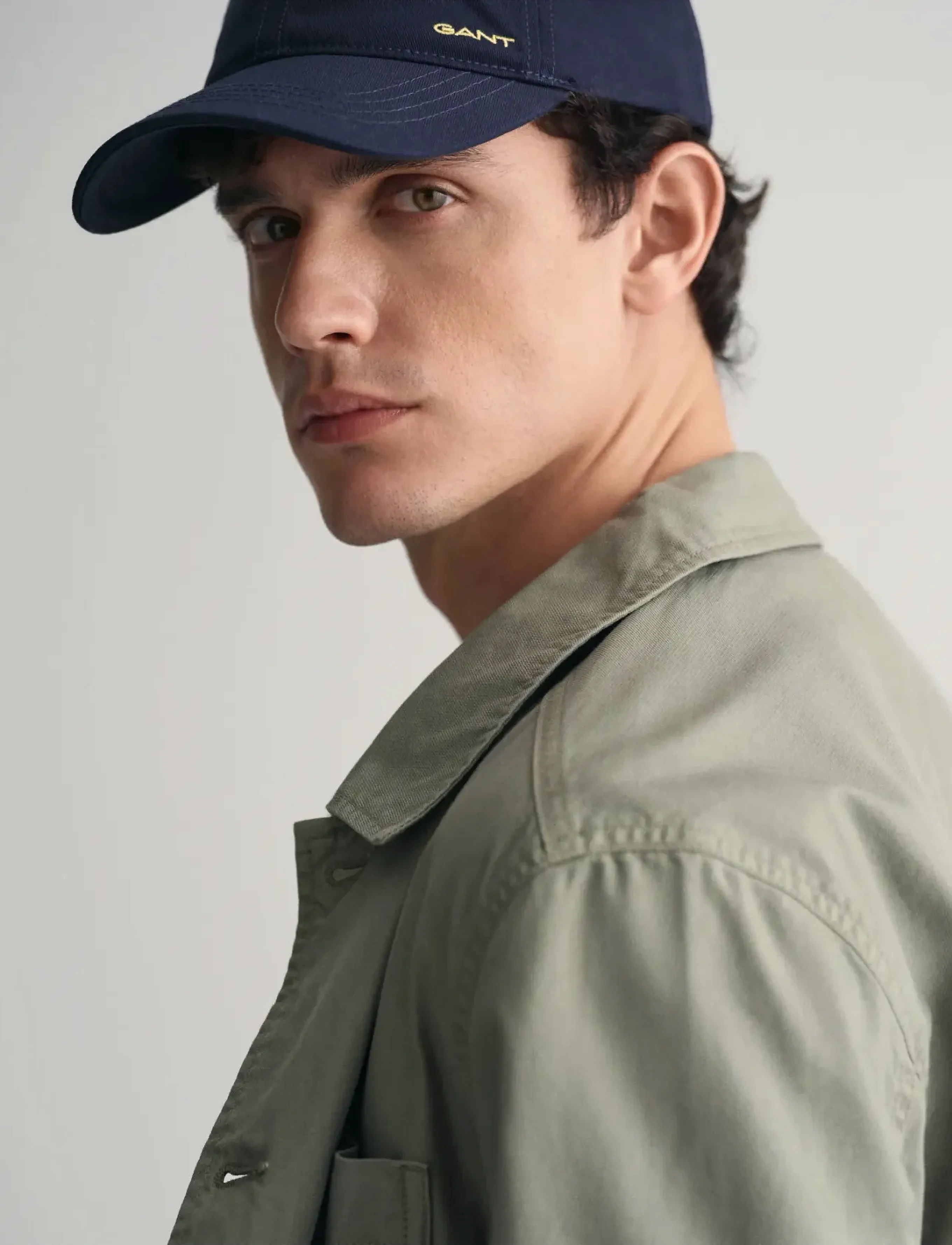 GANT - GMNT DYED OVERSHIRT - dry green - 4