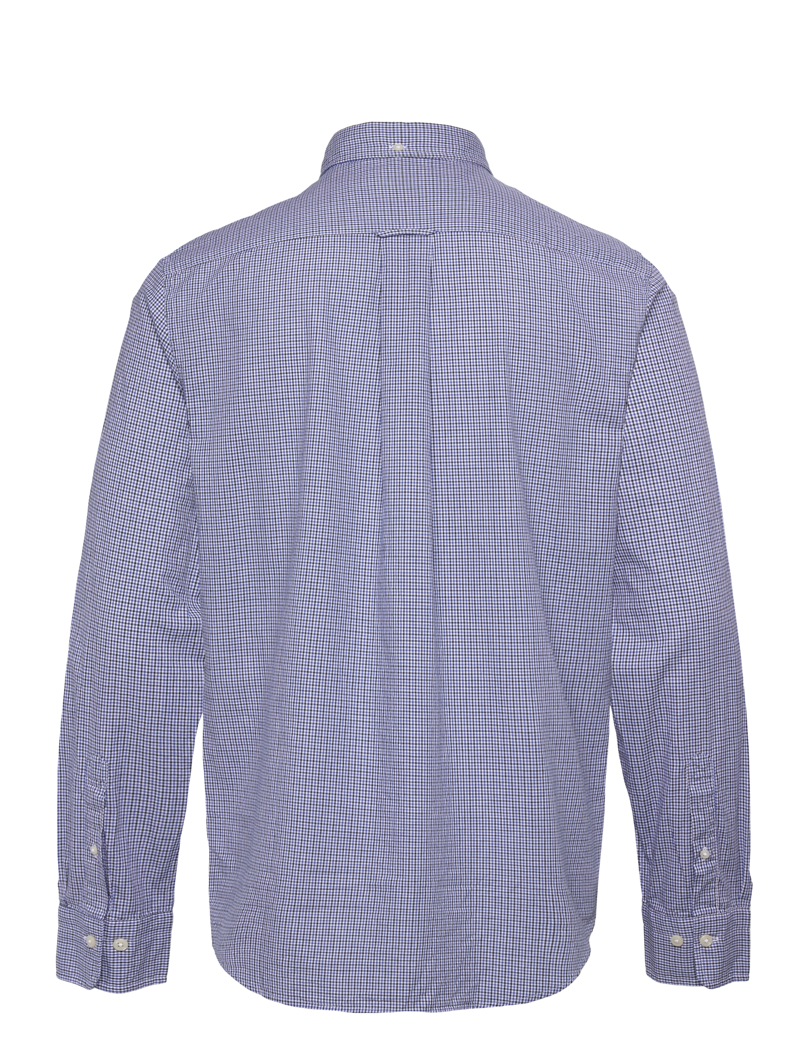 Gant - REG POPLIN MICRO GINGHAM SHIRT - college blue - 1