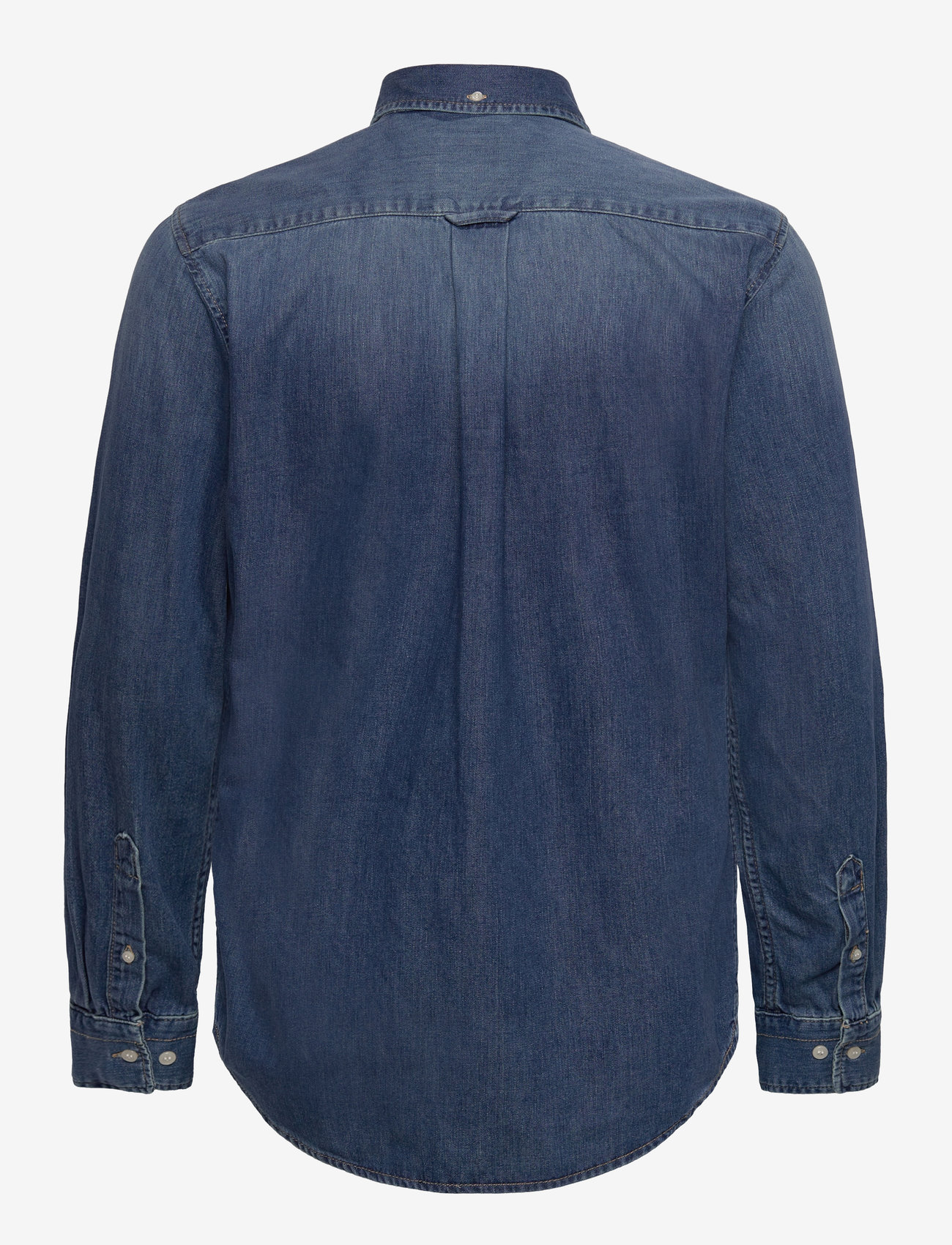 GANT - REG DENIM SHIRT - basic skjorter - mid blue worn in - 2