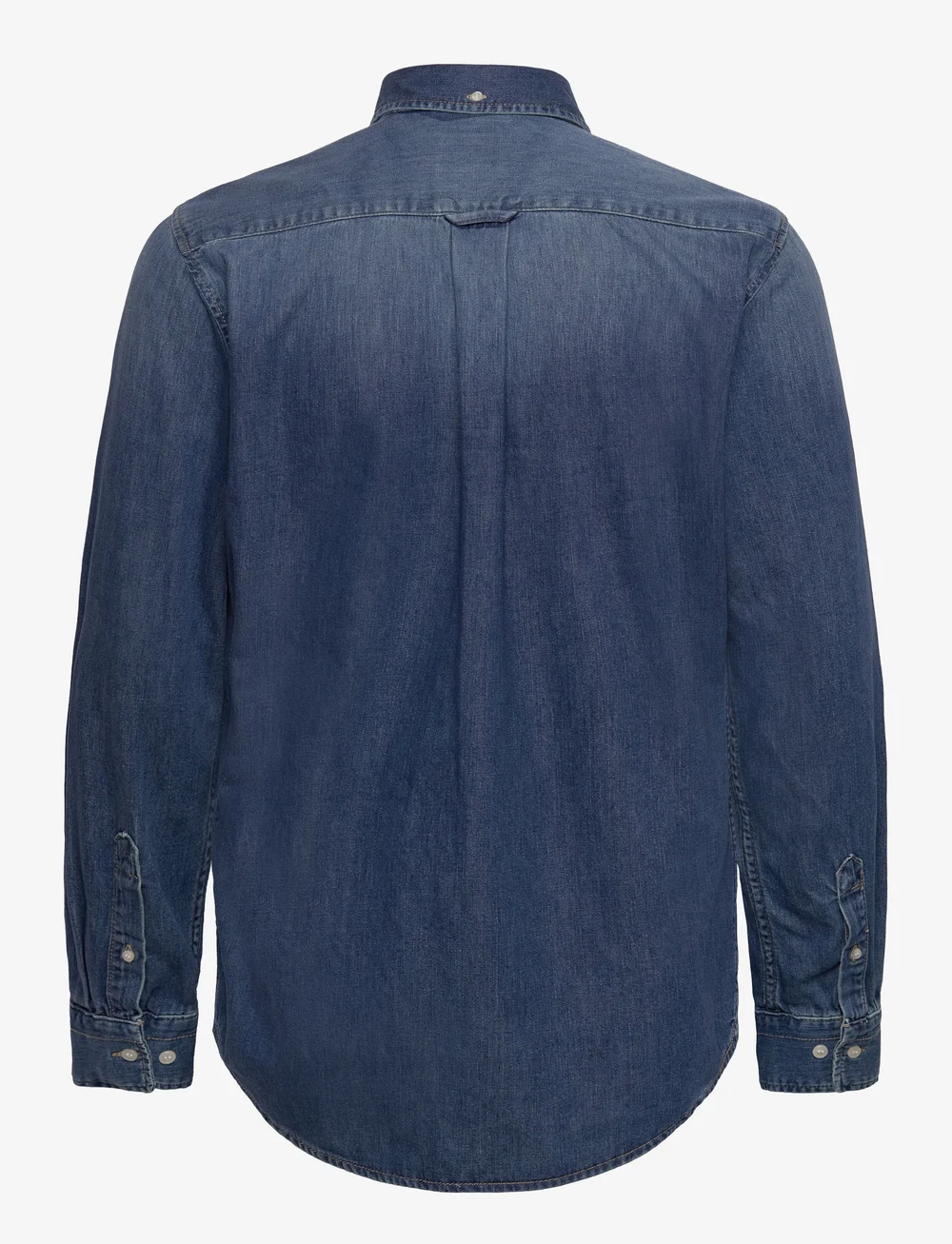 GANT - REG DENIM SHIRT - basic-hemden - mid blue worn in - 2