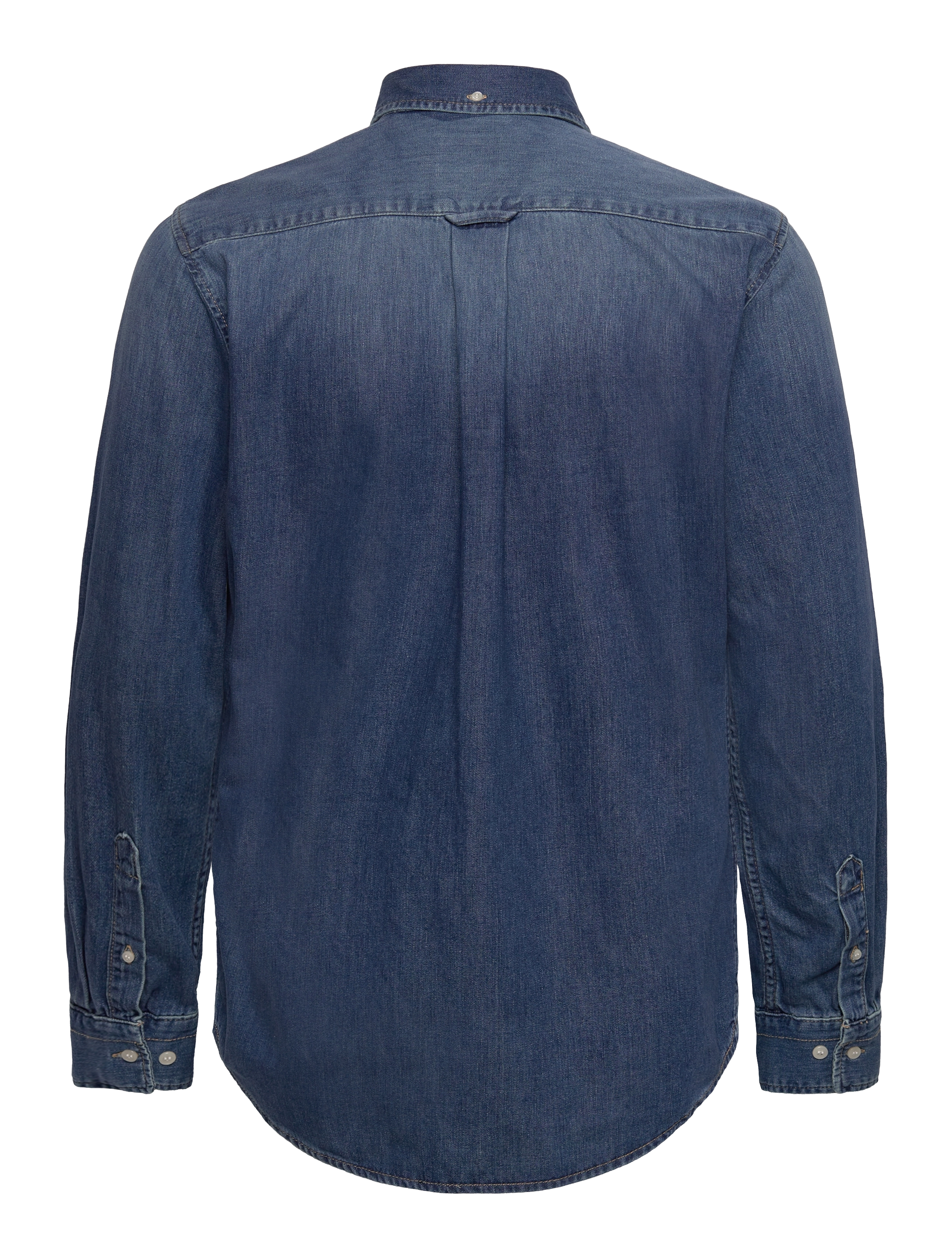 Gant - REG DENIM SHIRT - džinsiniai marškiniai - mid blue worn in - 2