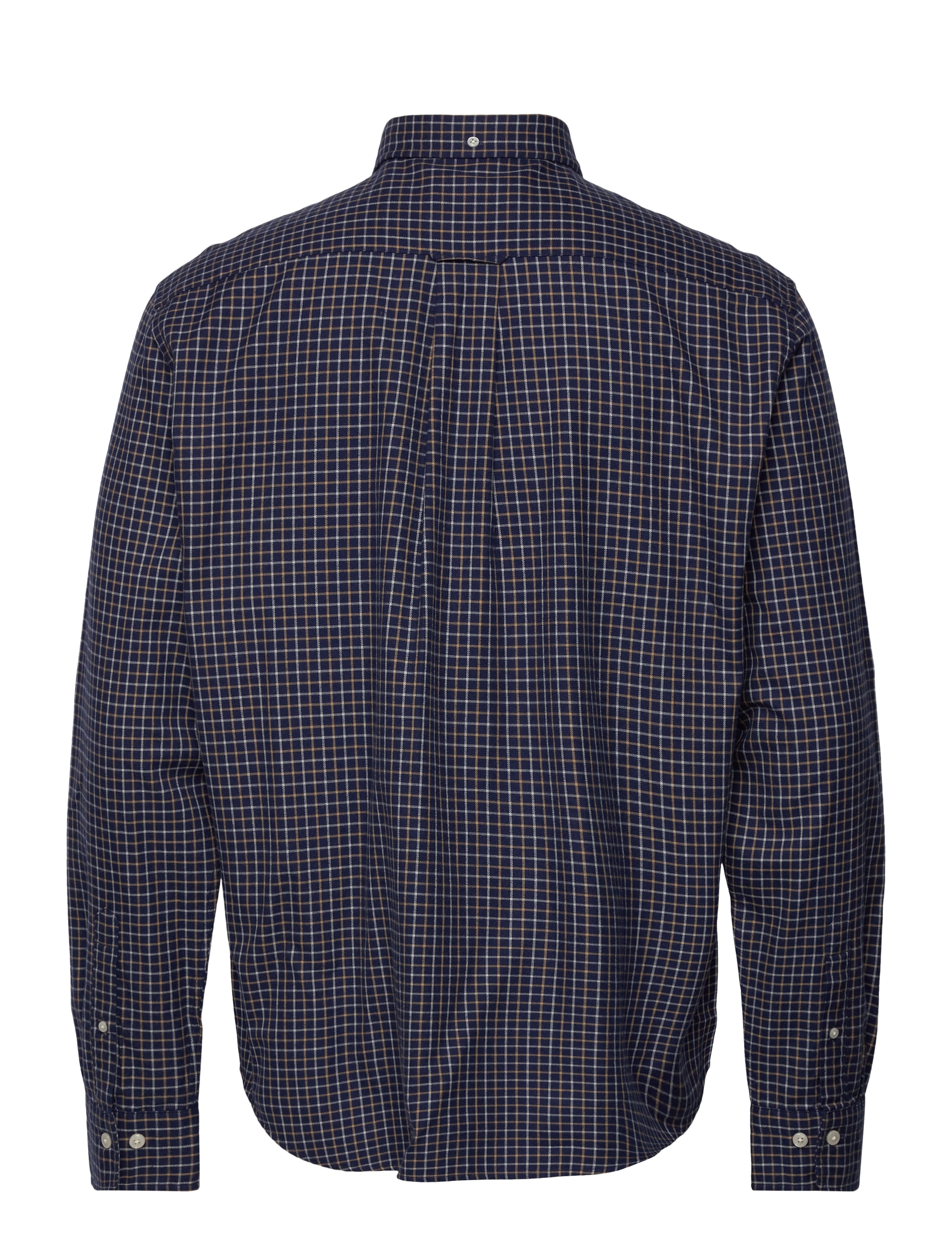 GANT - REG JASPE TATTERSALL SHIRT - persian blue - 2