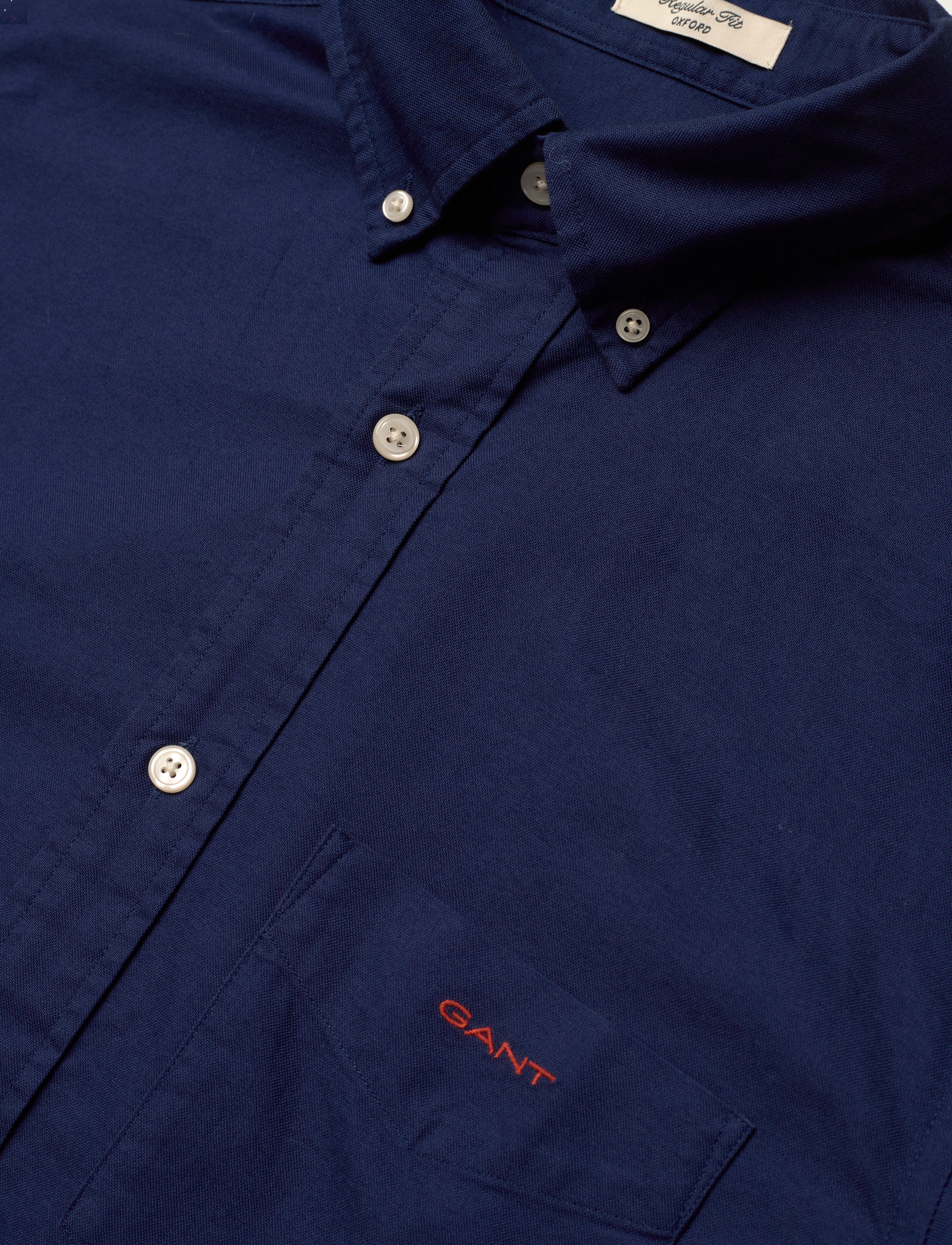 GANT - REG BEEFY OXFORD SHIRT - persian blue - 3
