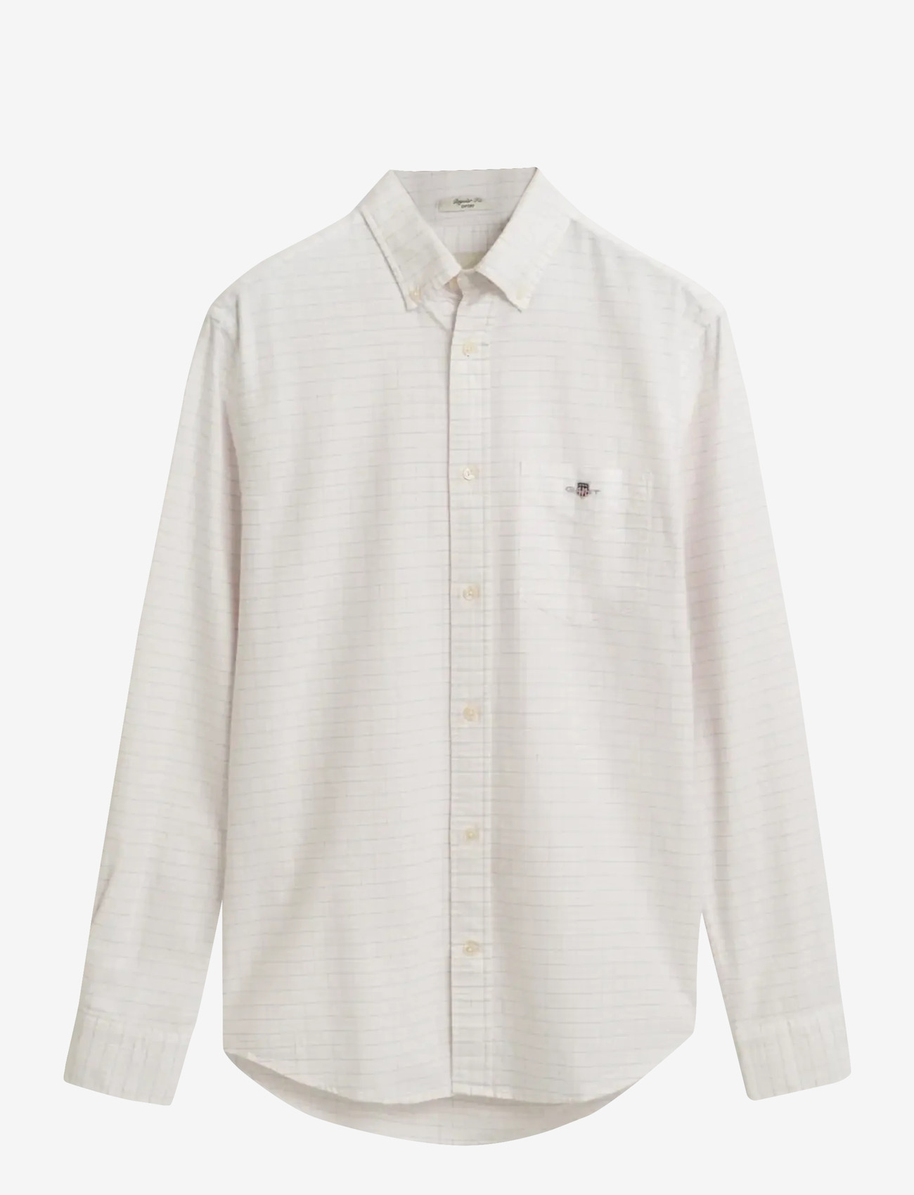 GANT - REG CLASSIC OXFORD CHECK SHIRT - basic skjortor - light pink - 1