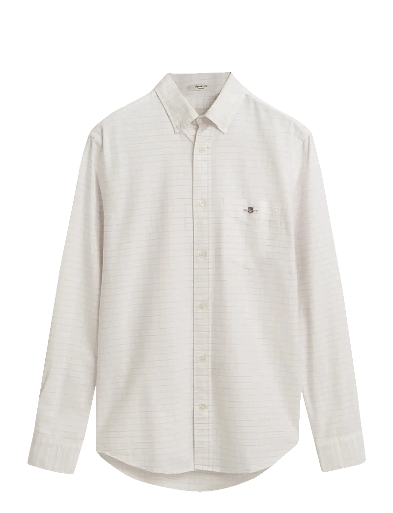 GANT - REG CLASSIC OXFORD CHECK SHIRT - basic skjortor - light pink - 1