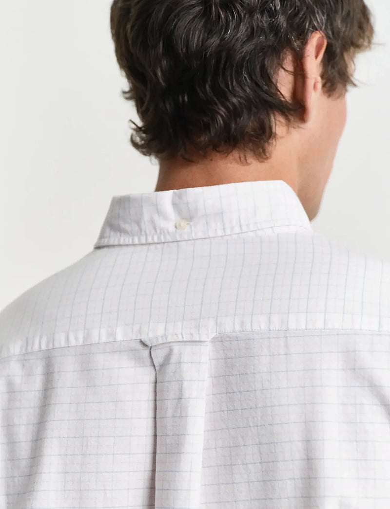 GANT - REG CLASSIC OXFORD CHECK SHIRT - basic skjortor - light pink - 3