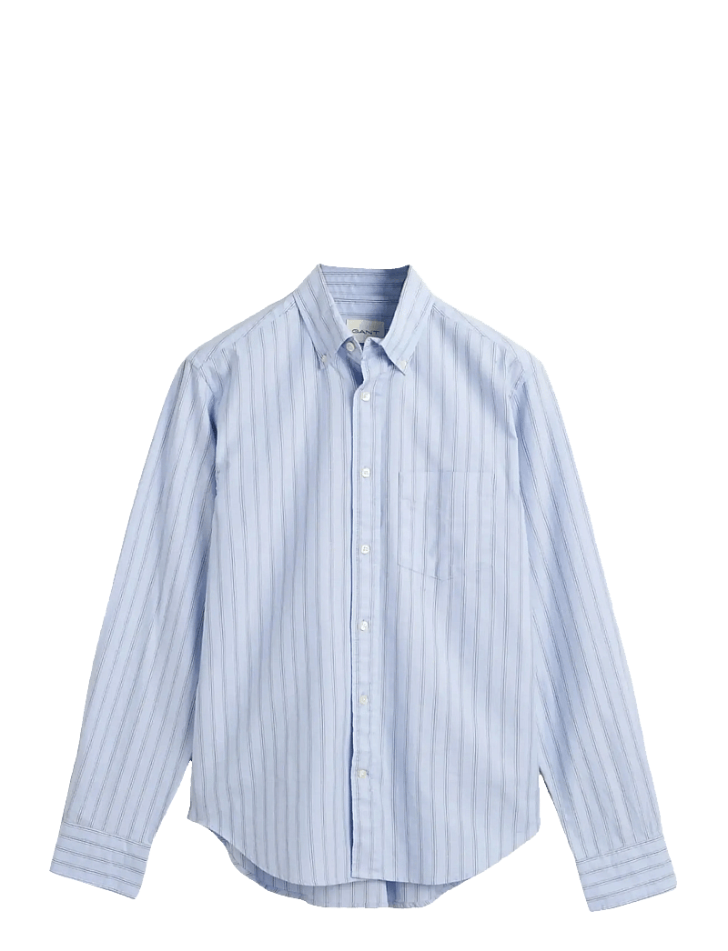 GANT - REG ARCHIVE OXFORD STRIPE SHIRT - stribede skjorter - clear sky - 1