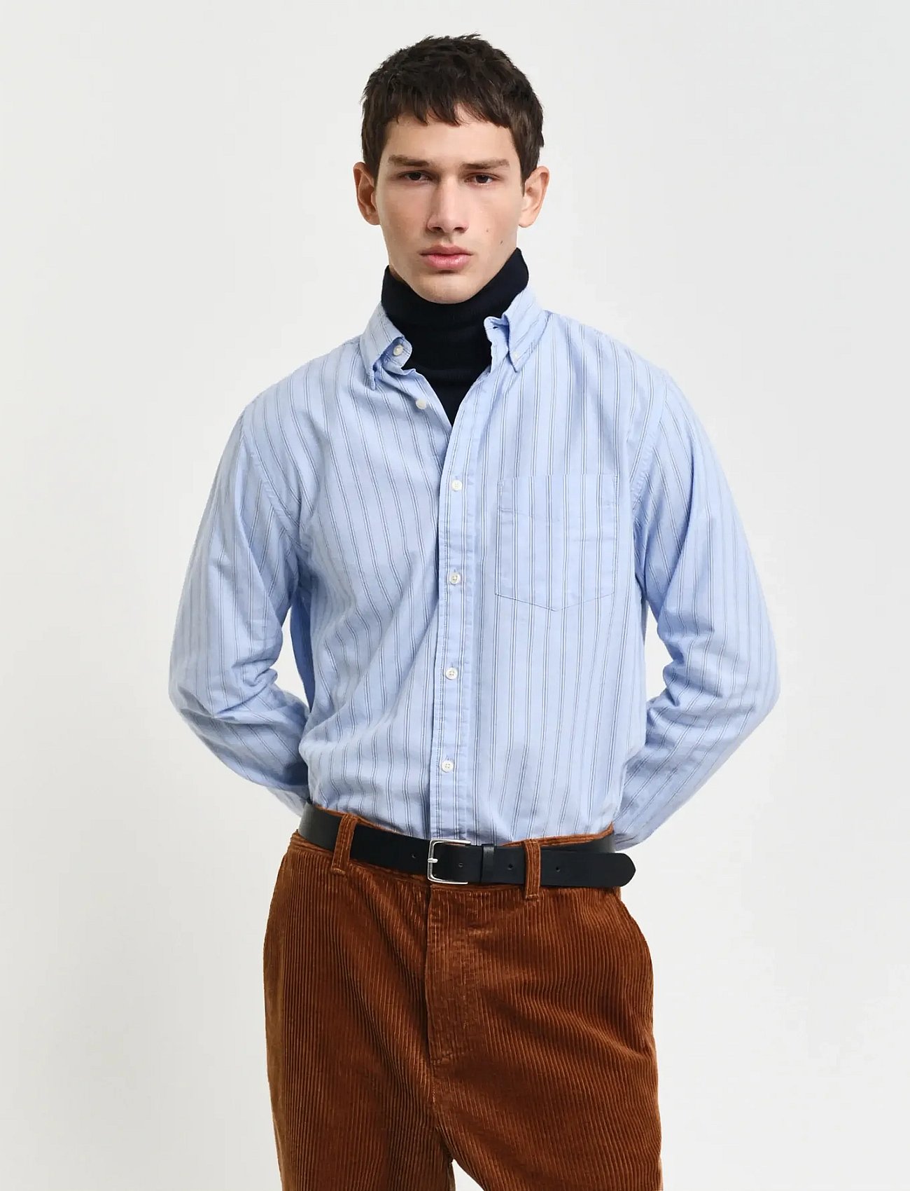 REG ARCHIVE OXFORD STRIPE SHIRT - CLEAR SKY