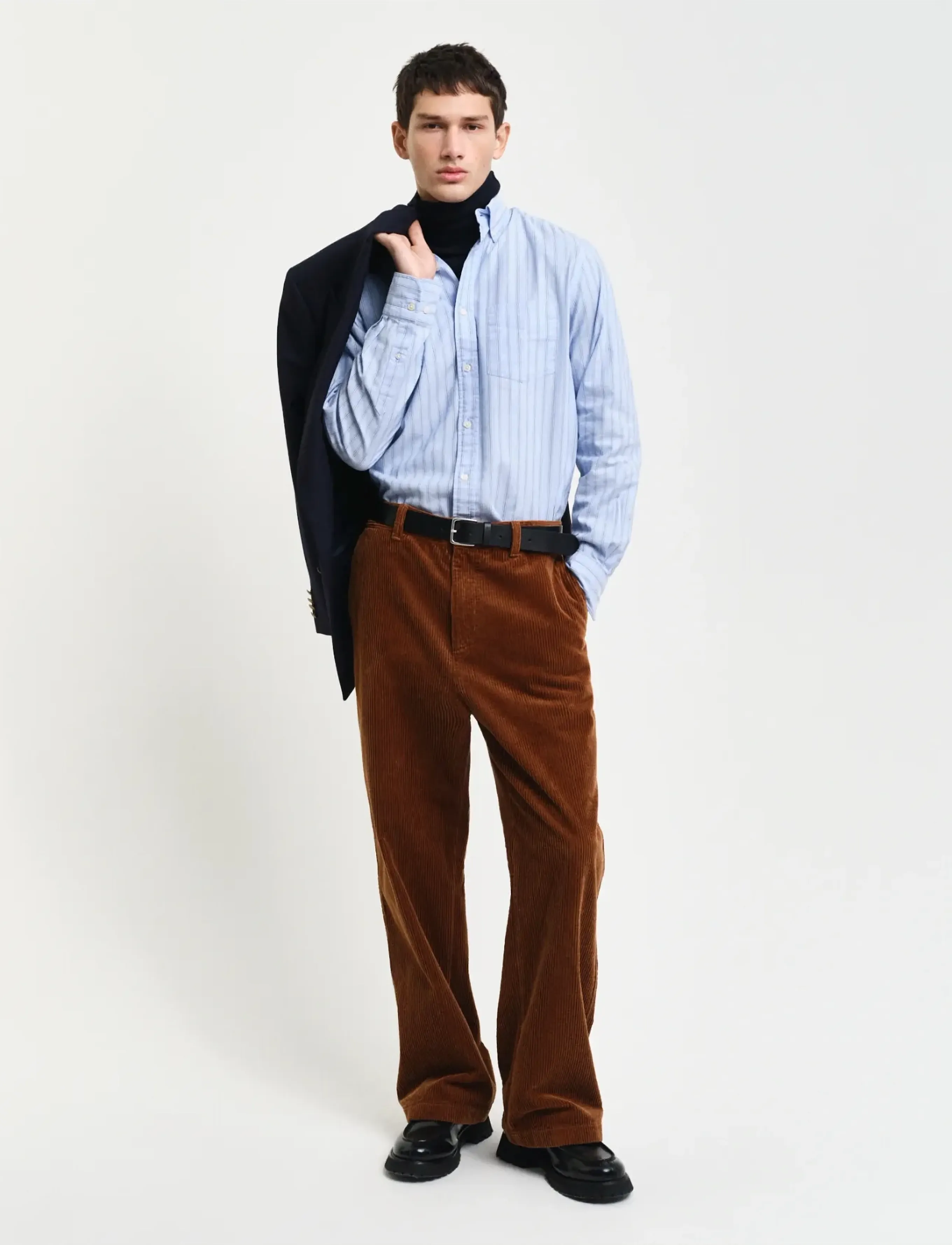 Gant - REG ARCHIVE OXFORD STRIPE SHIRT - stripete skjorter - clear sky - 4