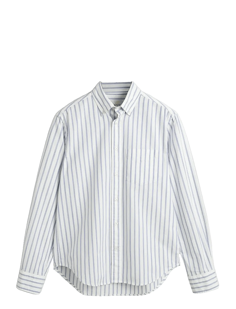 GANT - REG ARCHIVE OXFORD STRIPE SHIRT - gestreifte hemden - eggshell - 1