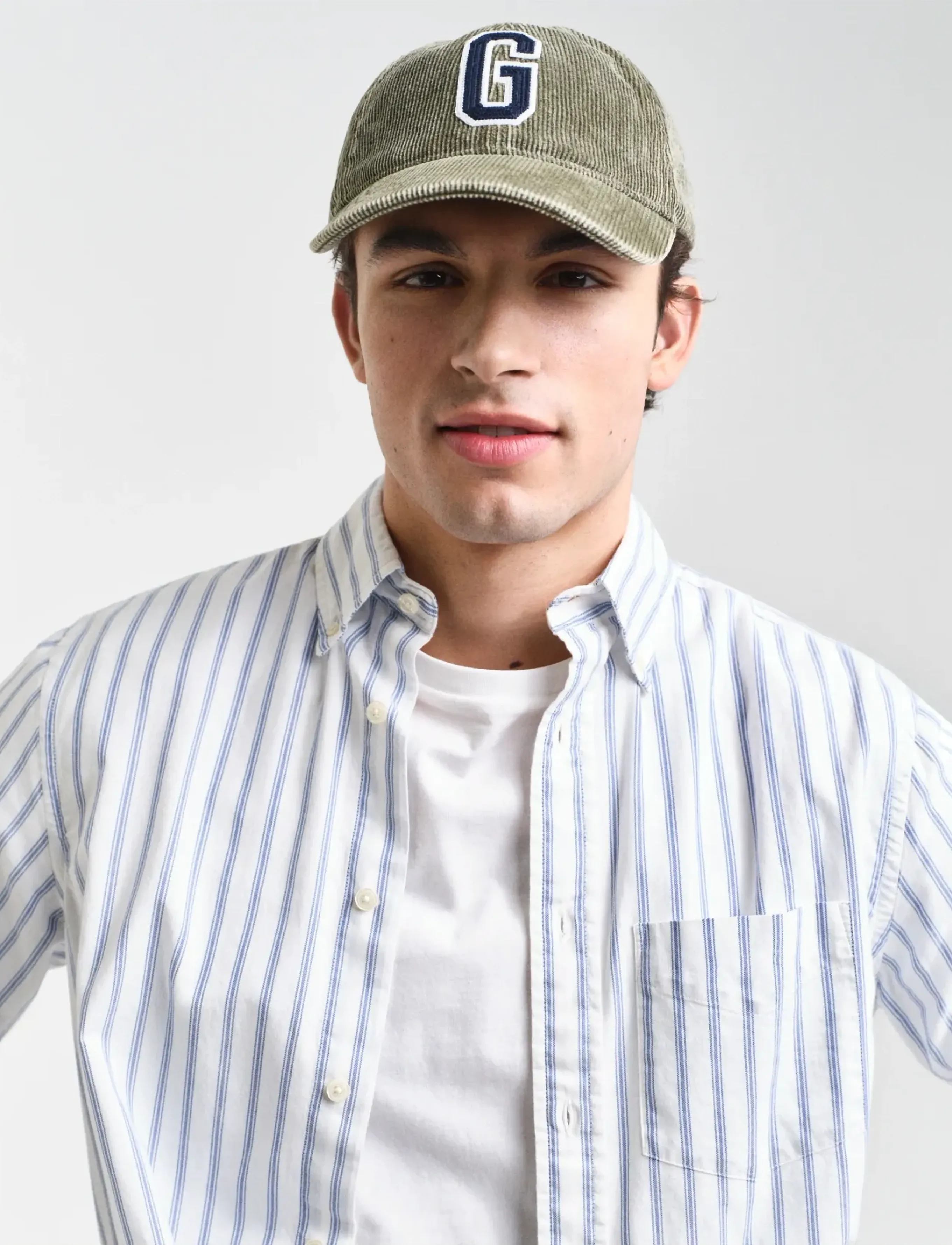 Gant - REG ARCHIVE OXFORD STRIPE SHIRT - stribede skjorter - eggshell - 3