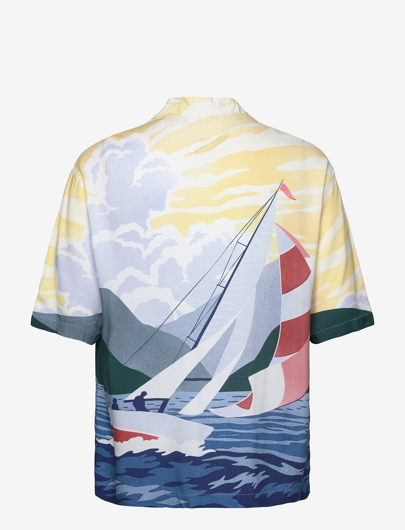 Gant - REL SCENERY SAILING SHIRT - ruby red - 2