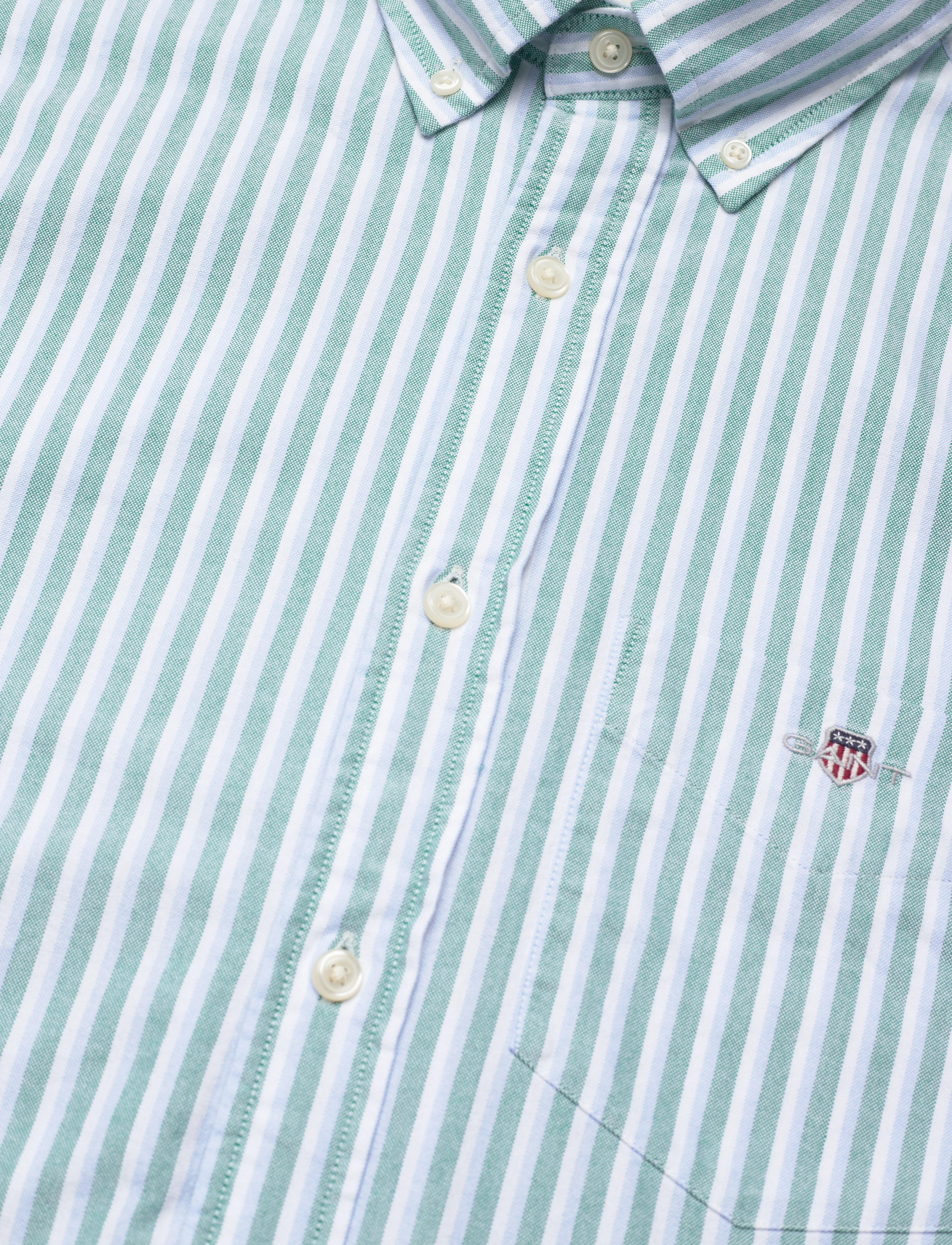 Gant - REG CLASSIC OXFORD STRIPE SHIRT - deep green - 3