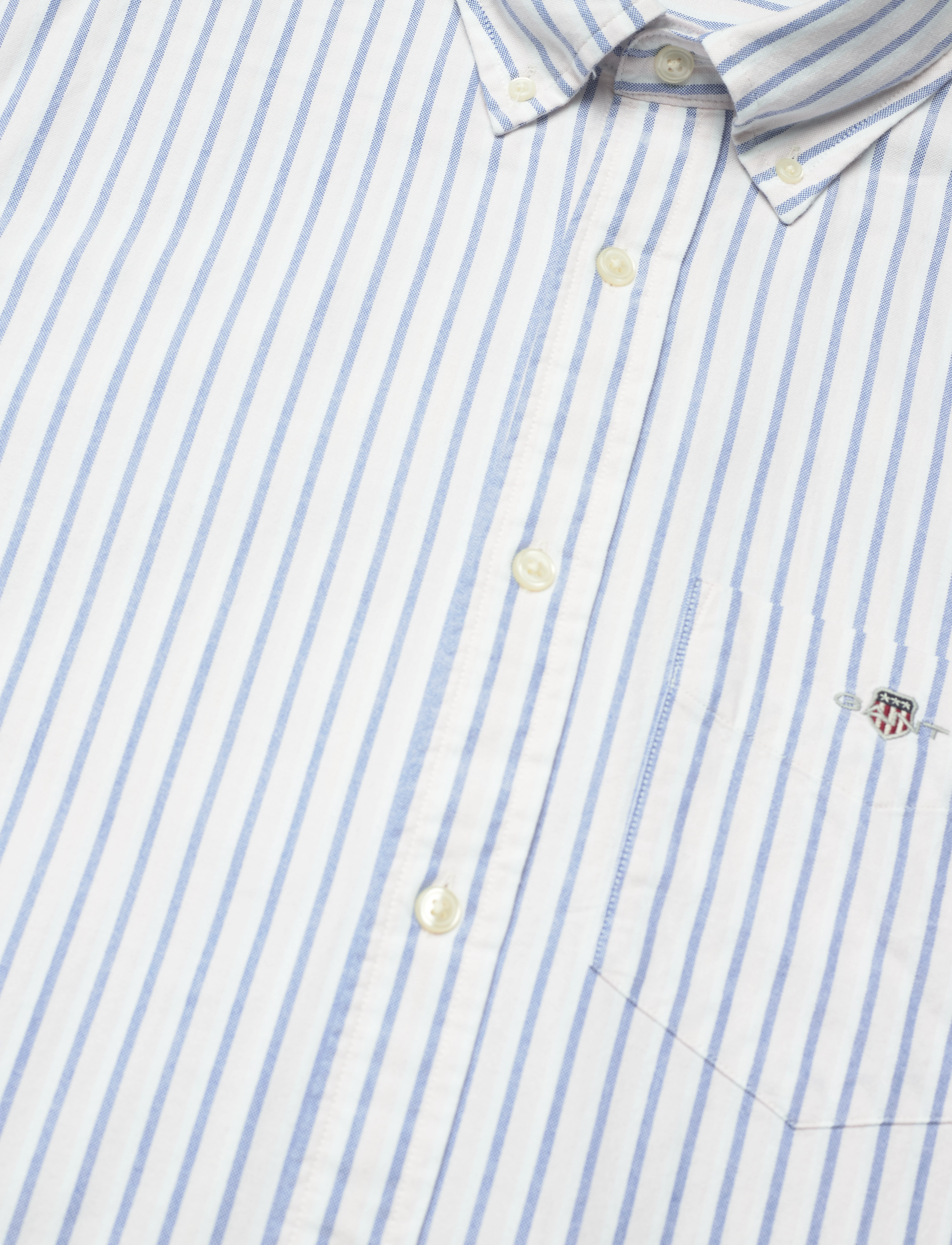 Gant - REG CLASSIC OXFORD STRIPE SHIRT - oxford-skjortor - light pink - 3